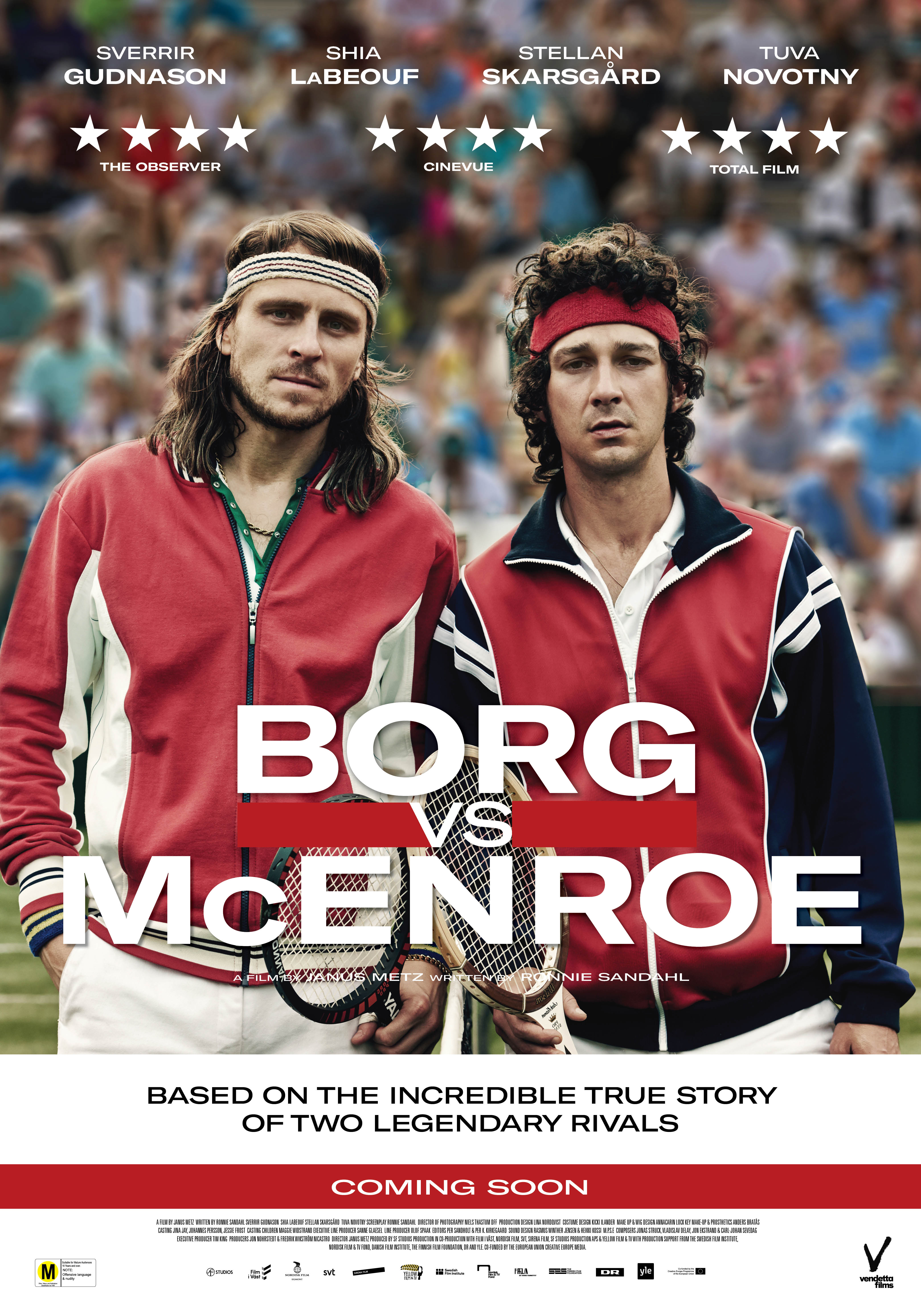 Borg/Mcenroe Movie Poster Wallpapers