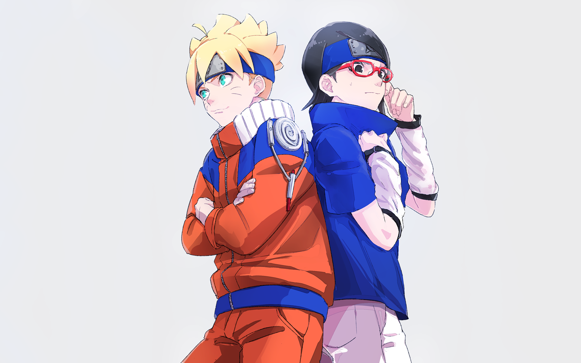 Boruto Uzumaki And Sarada Uchiha Wallpapers