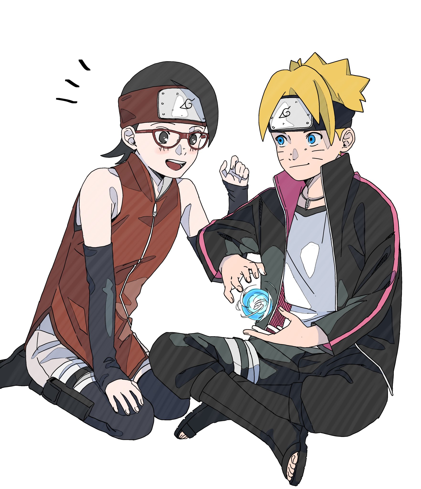 Boruto Uzumaki And Sarada Uchiha Wallpapers