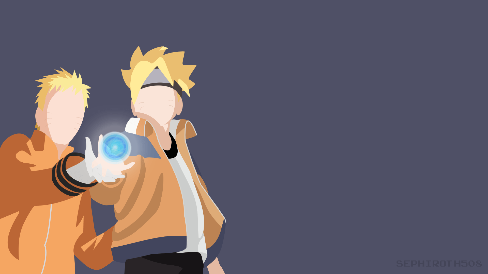 Boruto Uzumaki Minimalist Wallpapers