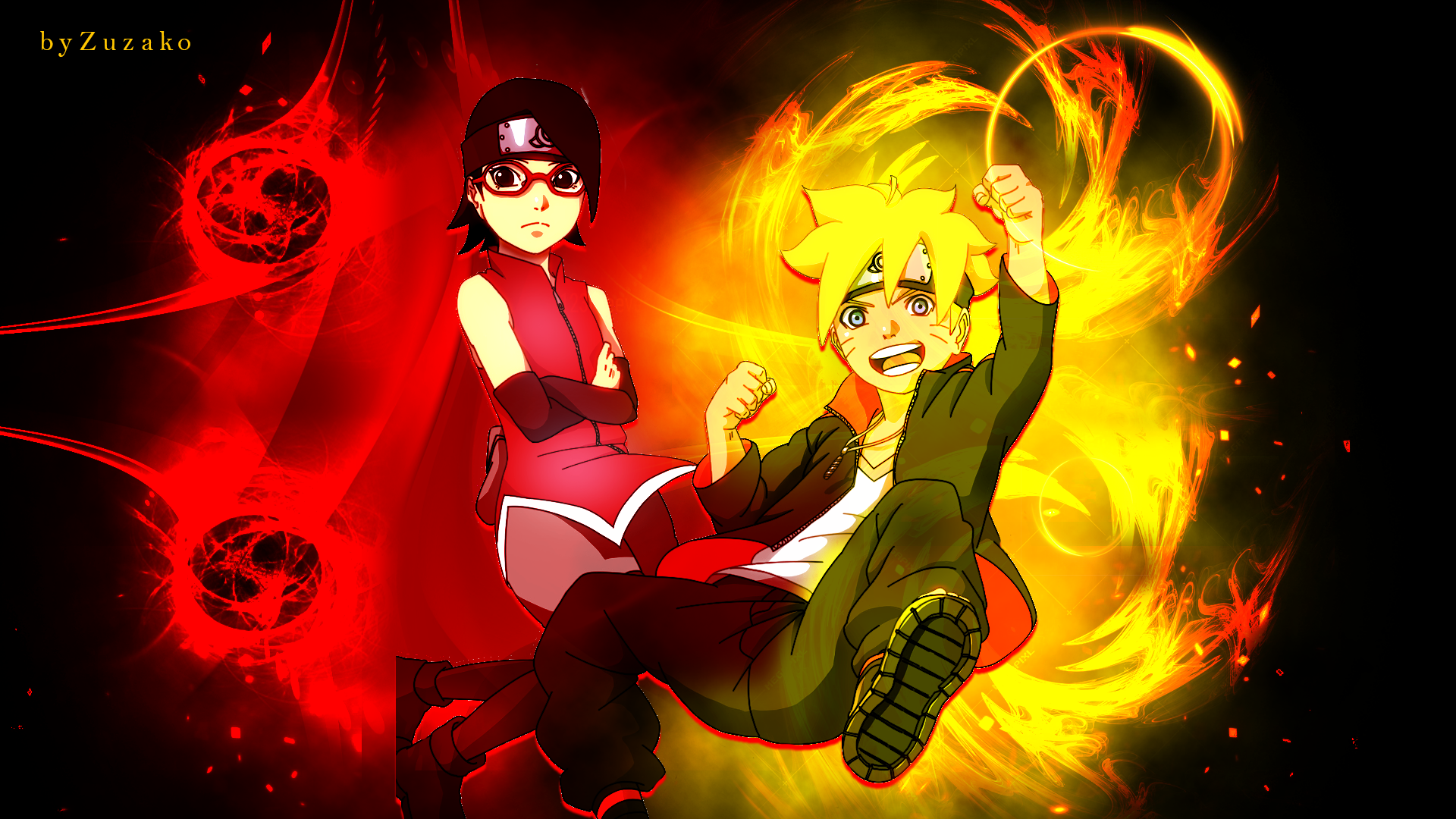 Boruto X Sarada Wallpapers