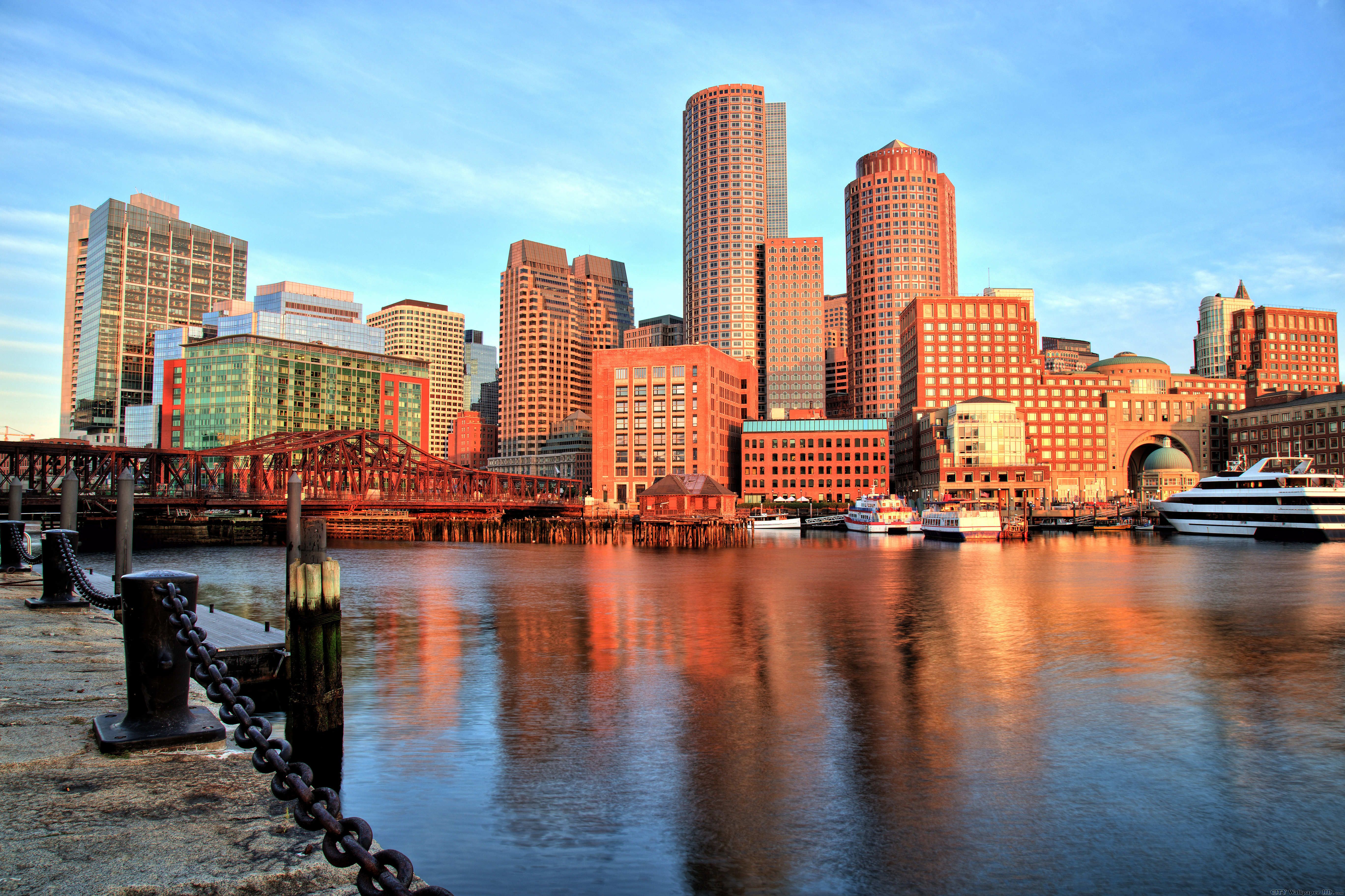 Boston City Buildings Wallpapers