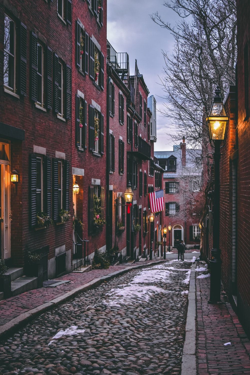 Boston Streets Night Wallpapers