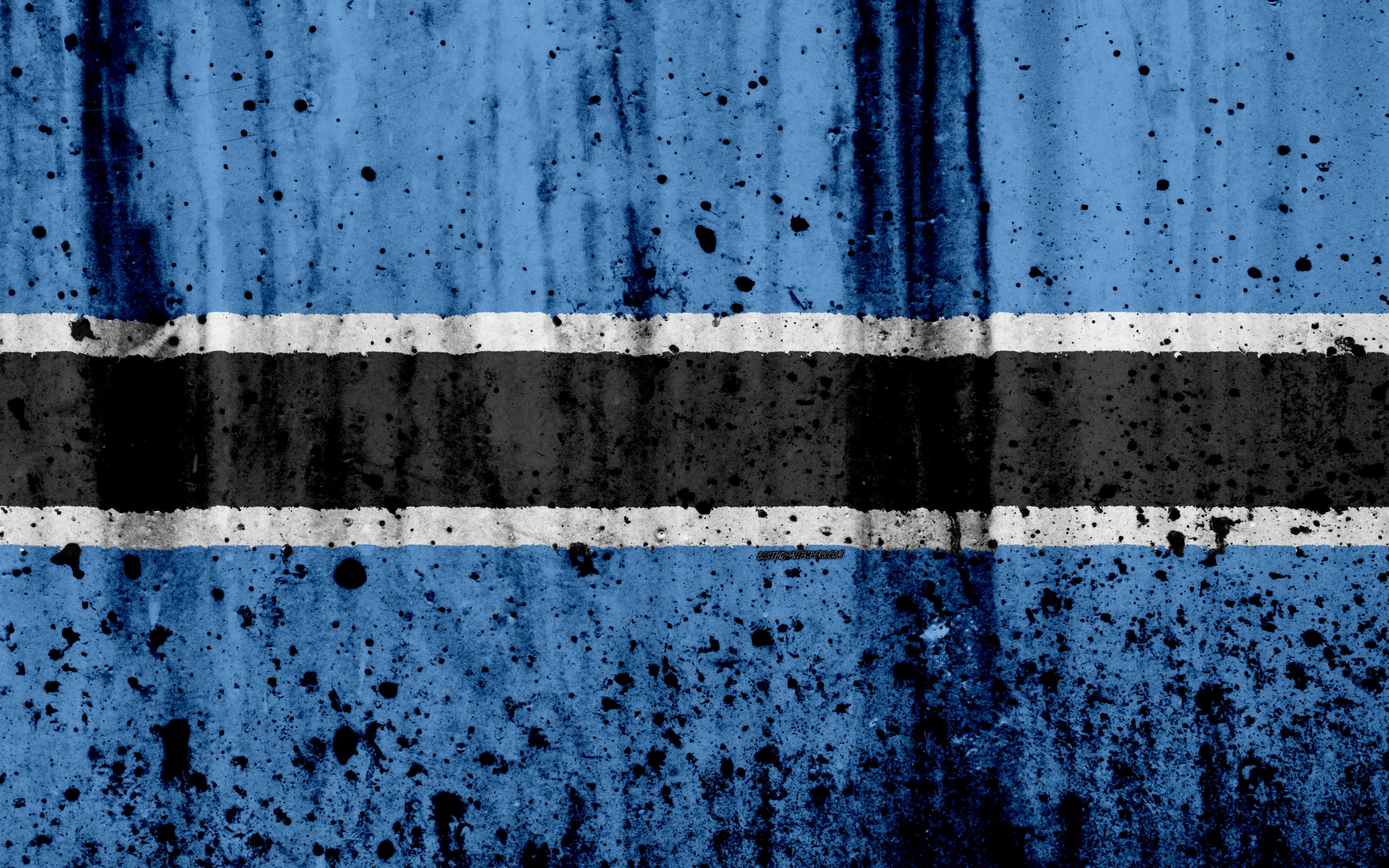 Botswana Flag Wallpapers