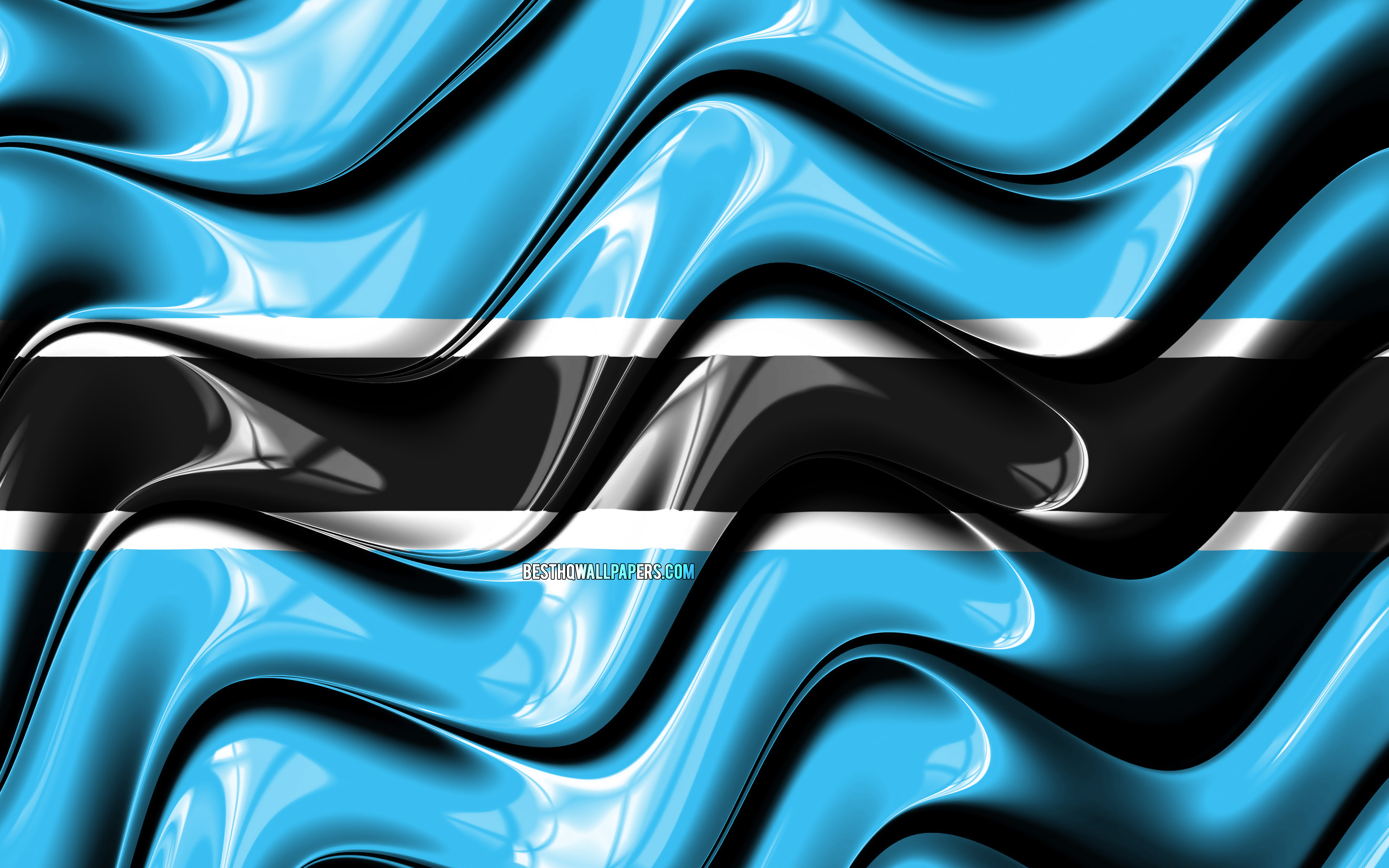 Botswana Flag Wallpapers