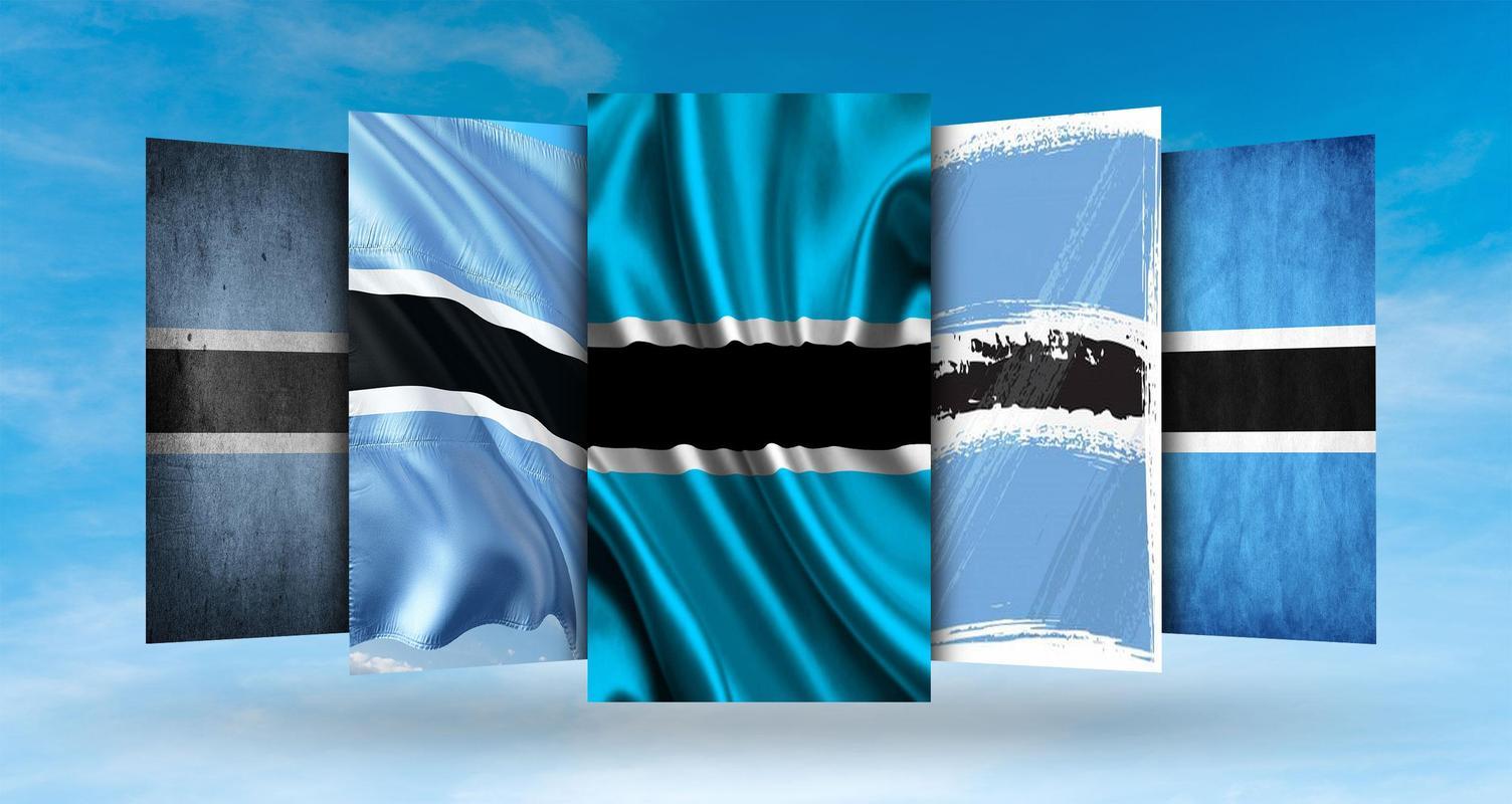 Botswana Flag Wallpapers