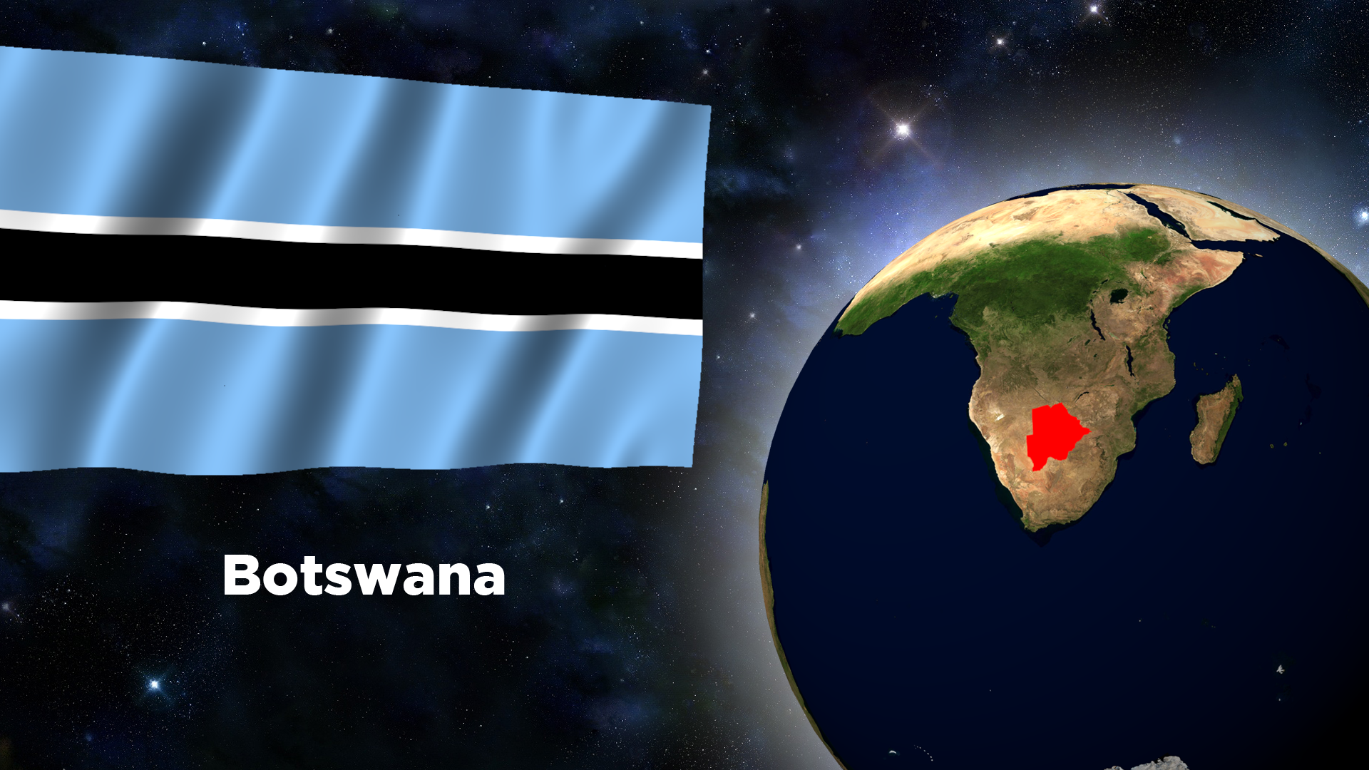 Botswana Flag Wallpapers