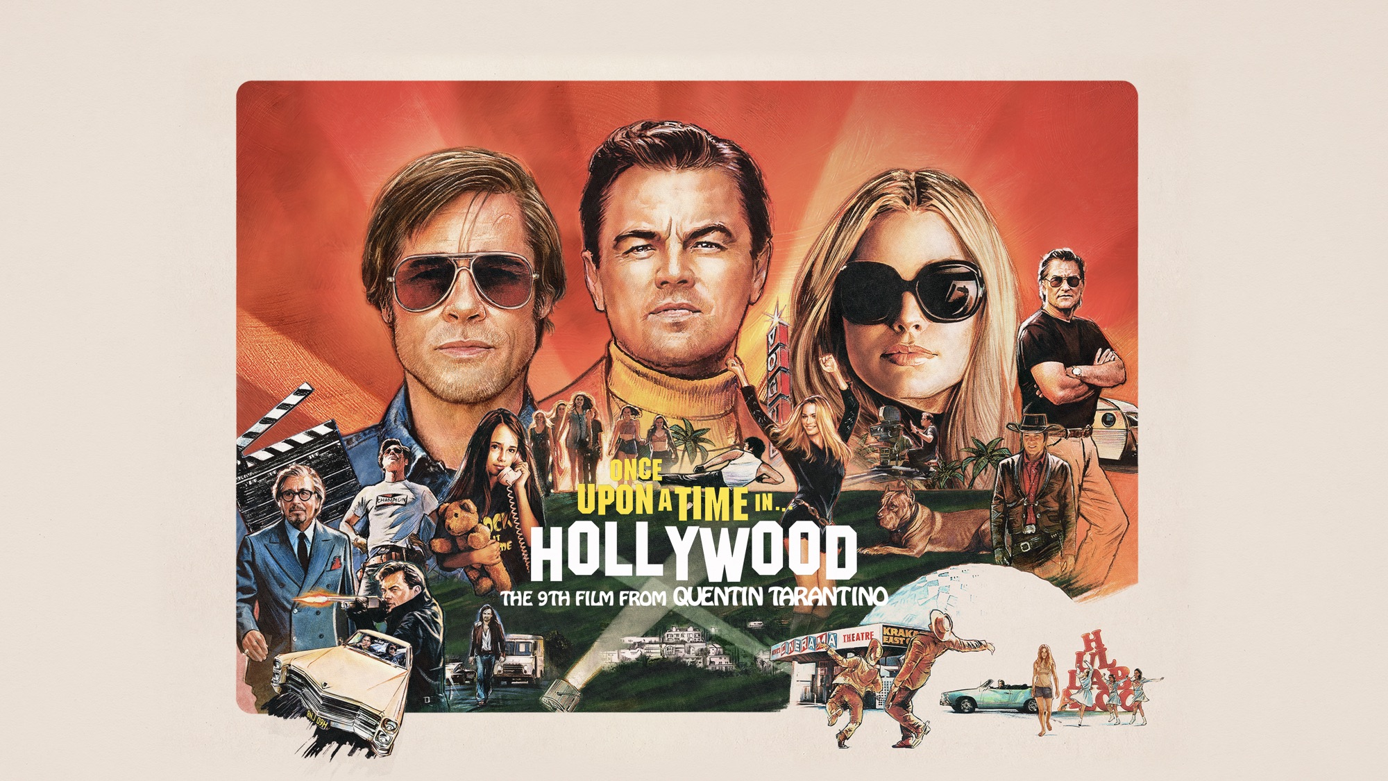 Brad Pitt In Once Upon A Time In Hollywood Movie Image Wallpapers