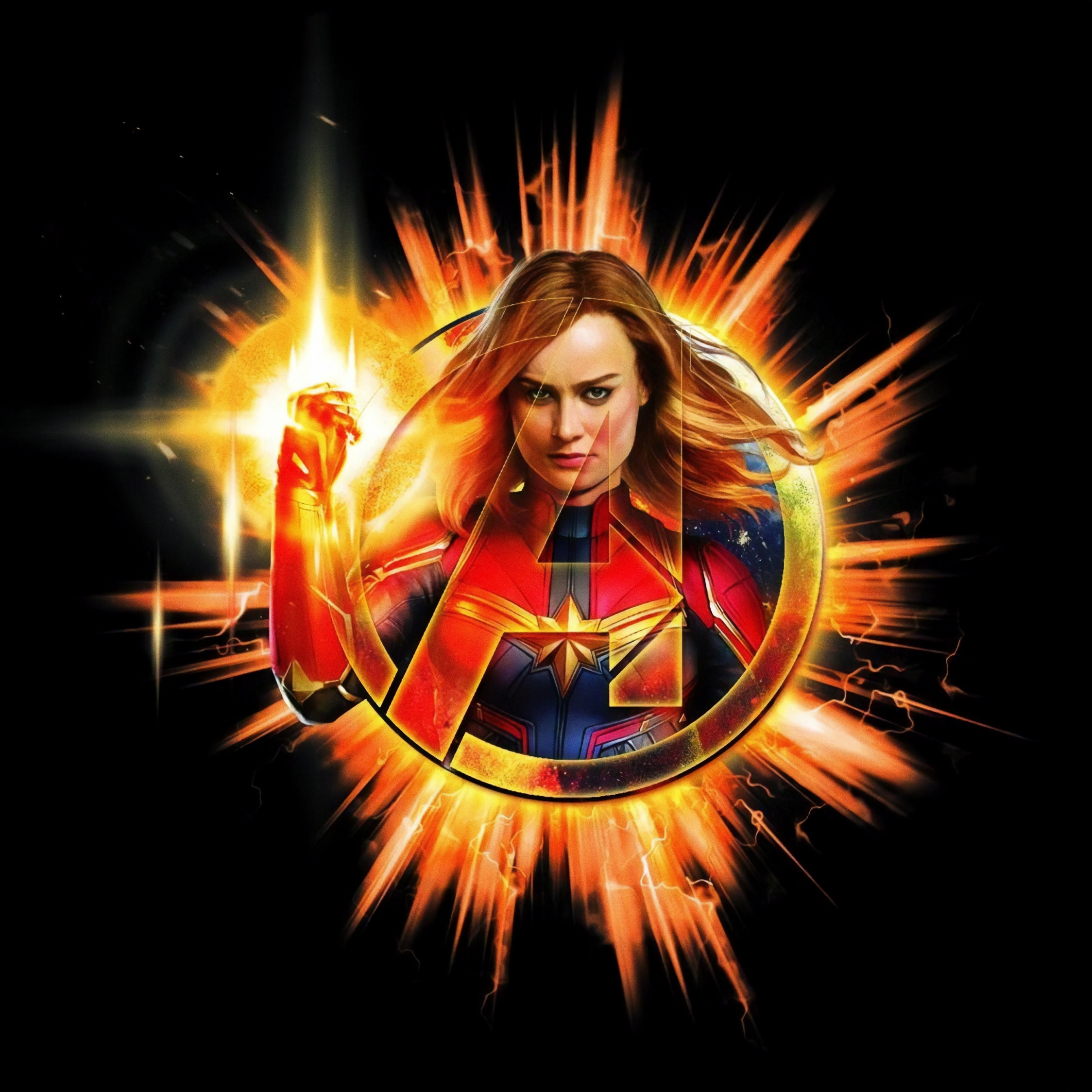 Brie Larson 2018 Captain Marvel Artwork Wallpapers