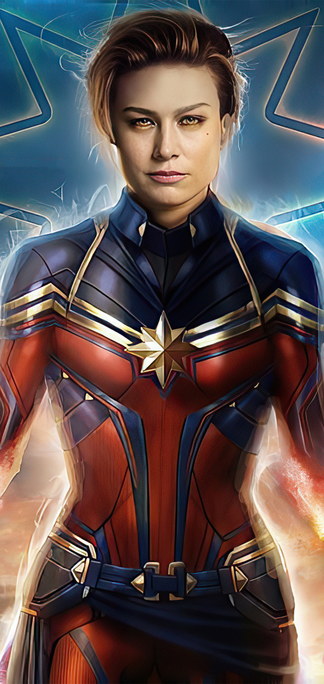 Brie Larson As Captain Marvel Artwork Wallpapers