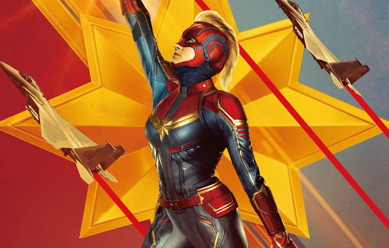 Brie Larson As Captain Marvel Artwork Wallpapers