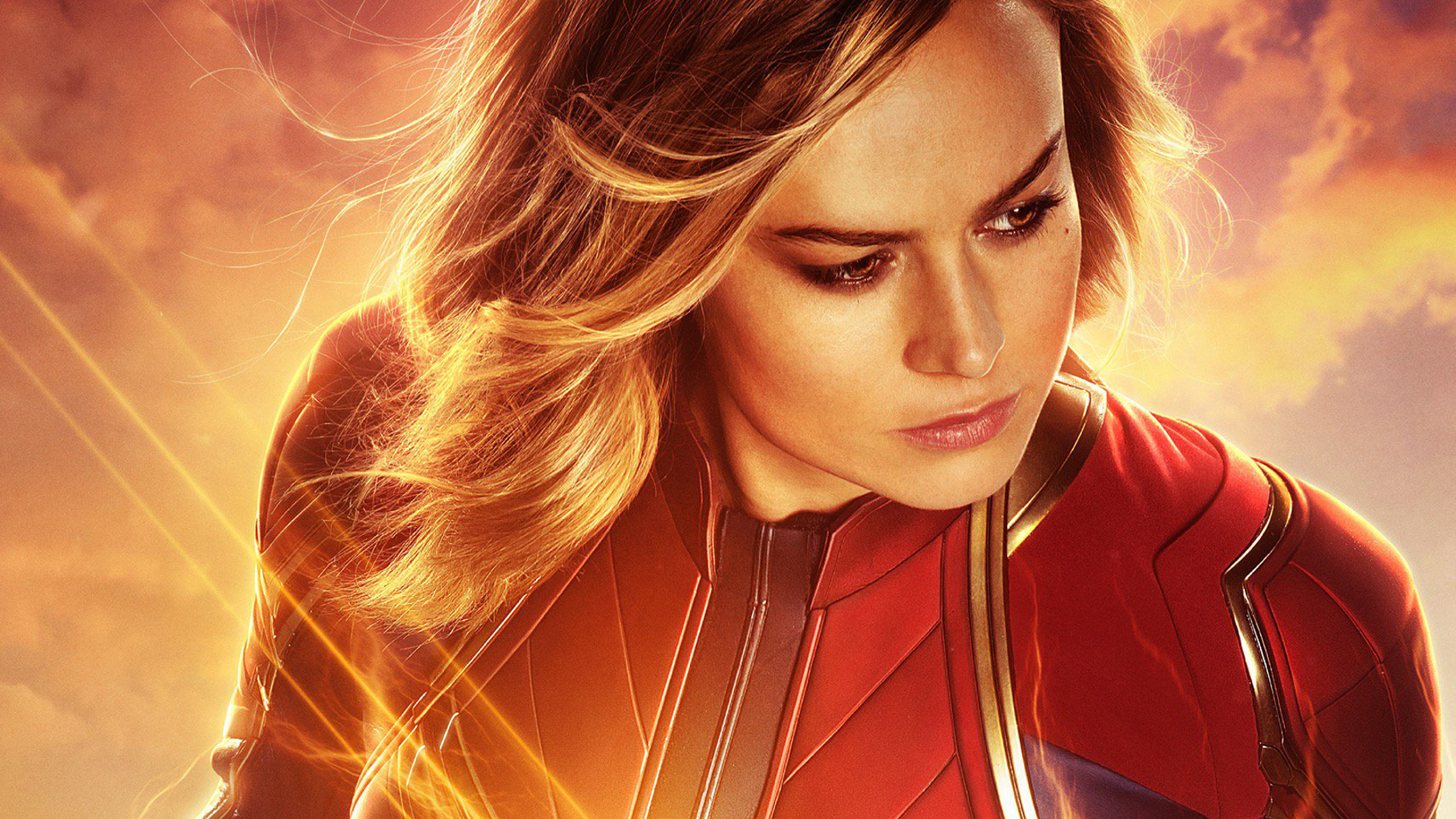 Brie Larson As Captain Marvel Artwork Wallpapers