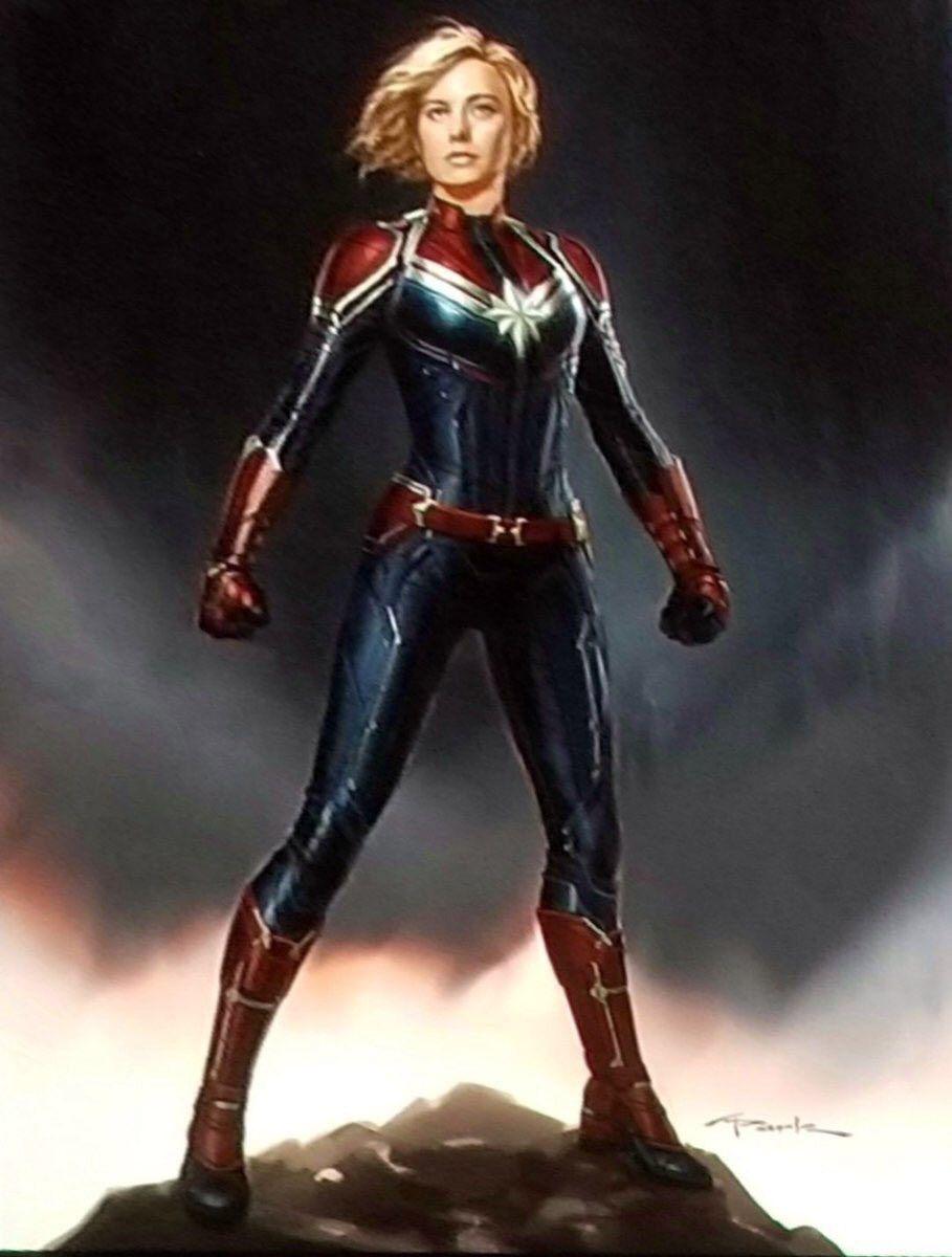 Brie Larson As Captain Marvel Artwork Wallpapers