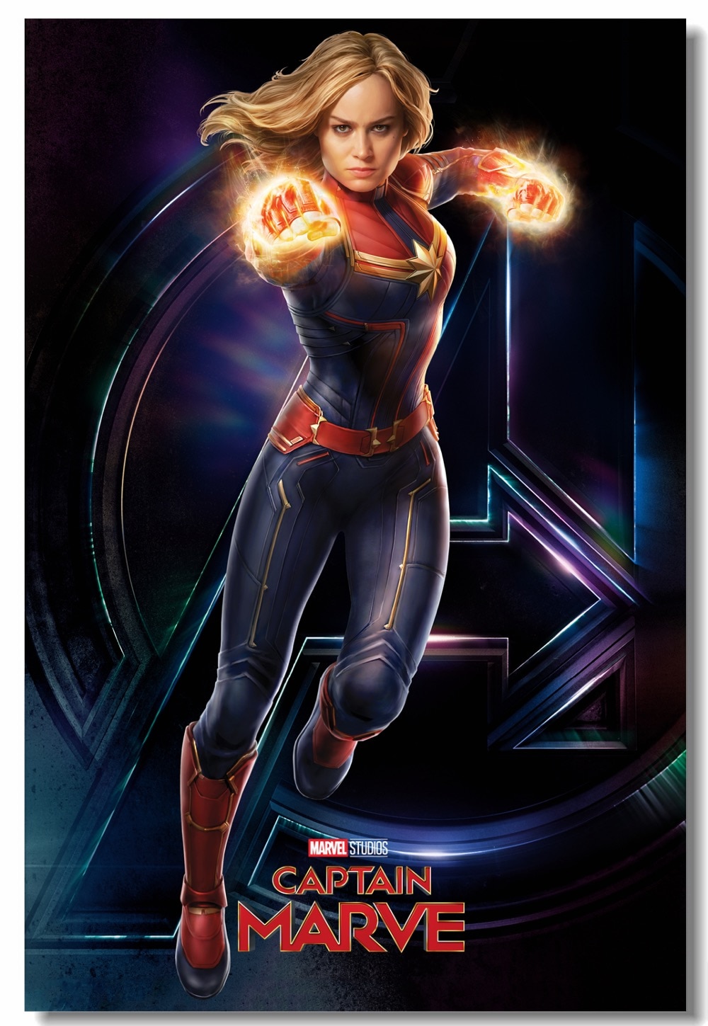 Brie Larson As Captain Marvel Artwork Wallpapers