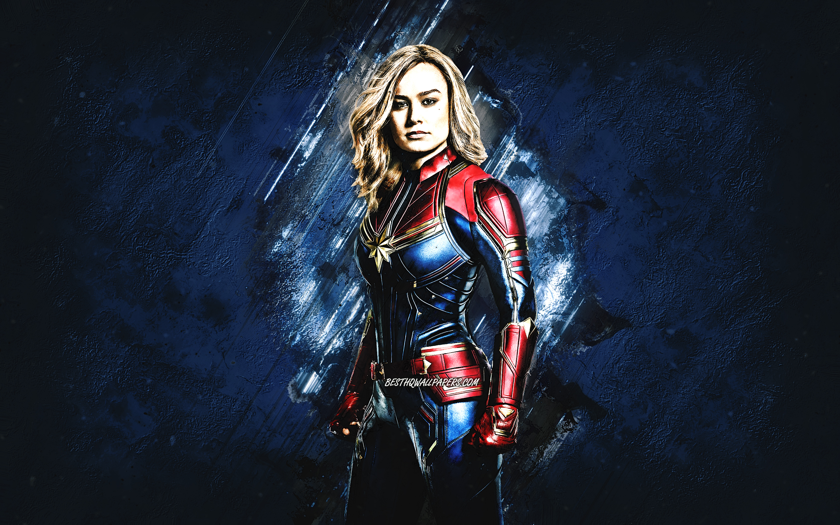 Brie Larson As Captain Marvel Illustration Wallpapers