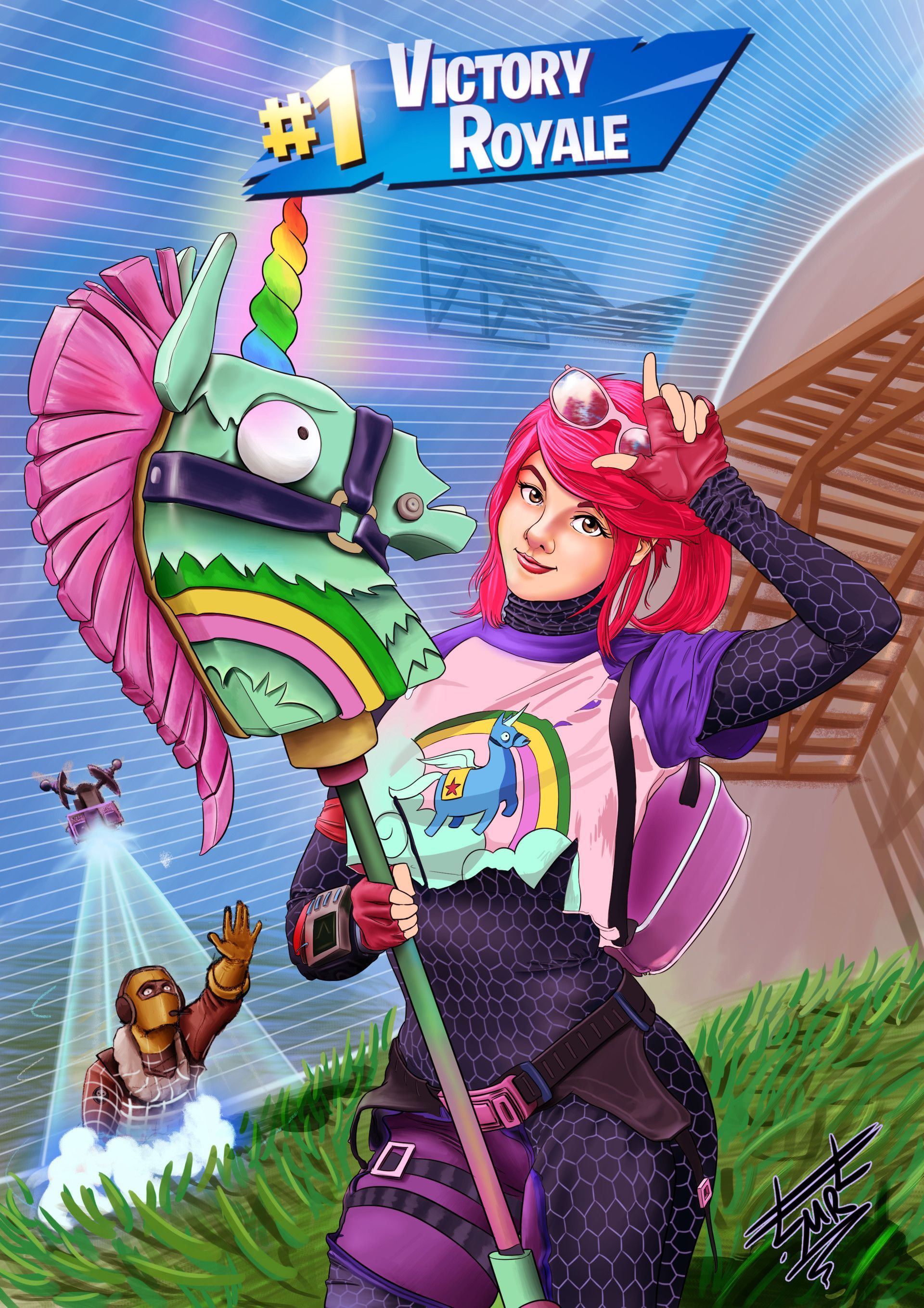 Brite Blaster Fortnite Wallpapers