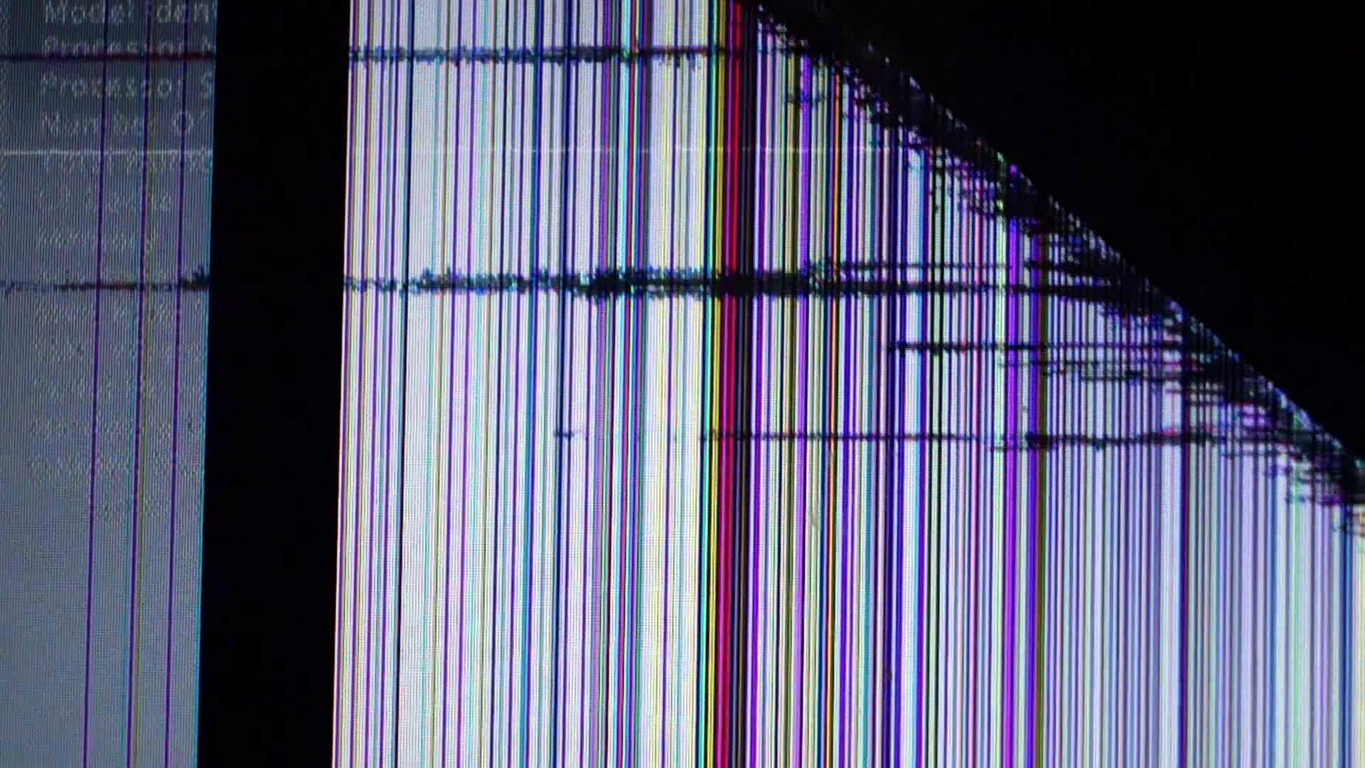 Broken Computer Screen Background