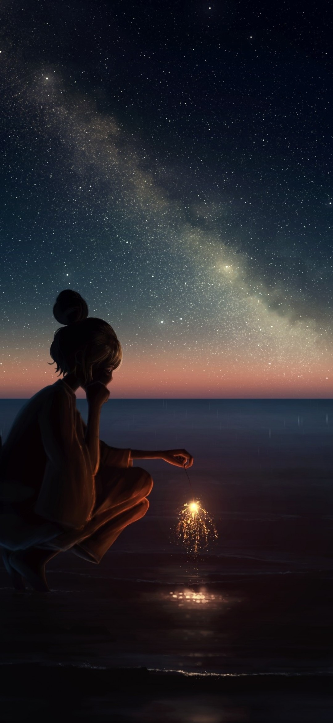 Broken Girl Looking At Sky Wallpapers