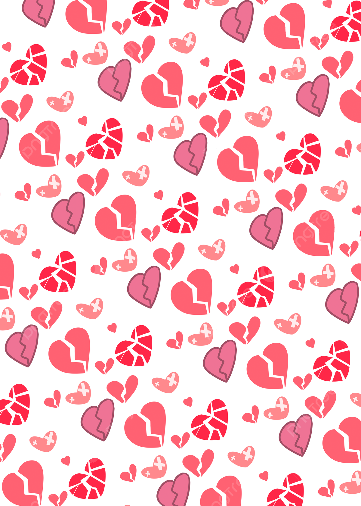 Broken Heart Pink Wallpapers