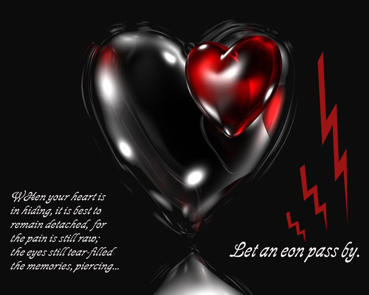 Broken Heart With Quotes Wallpapers