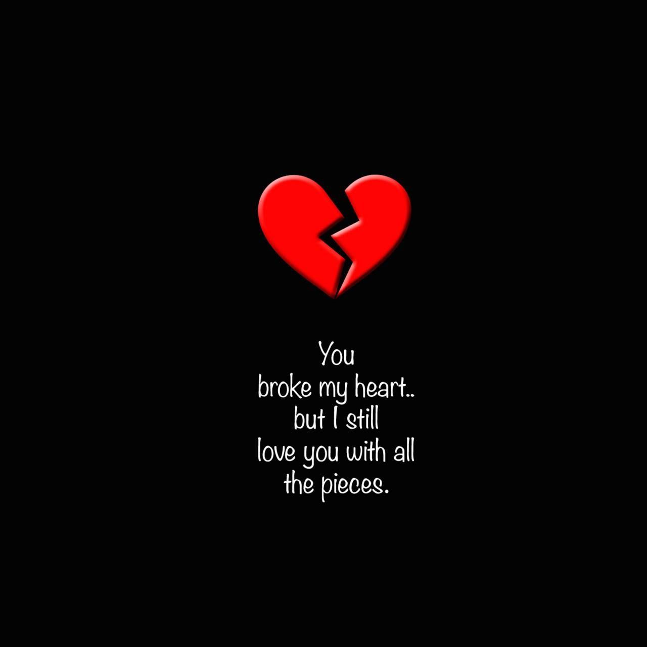 Broken Heart With Quotes Wallpapers