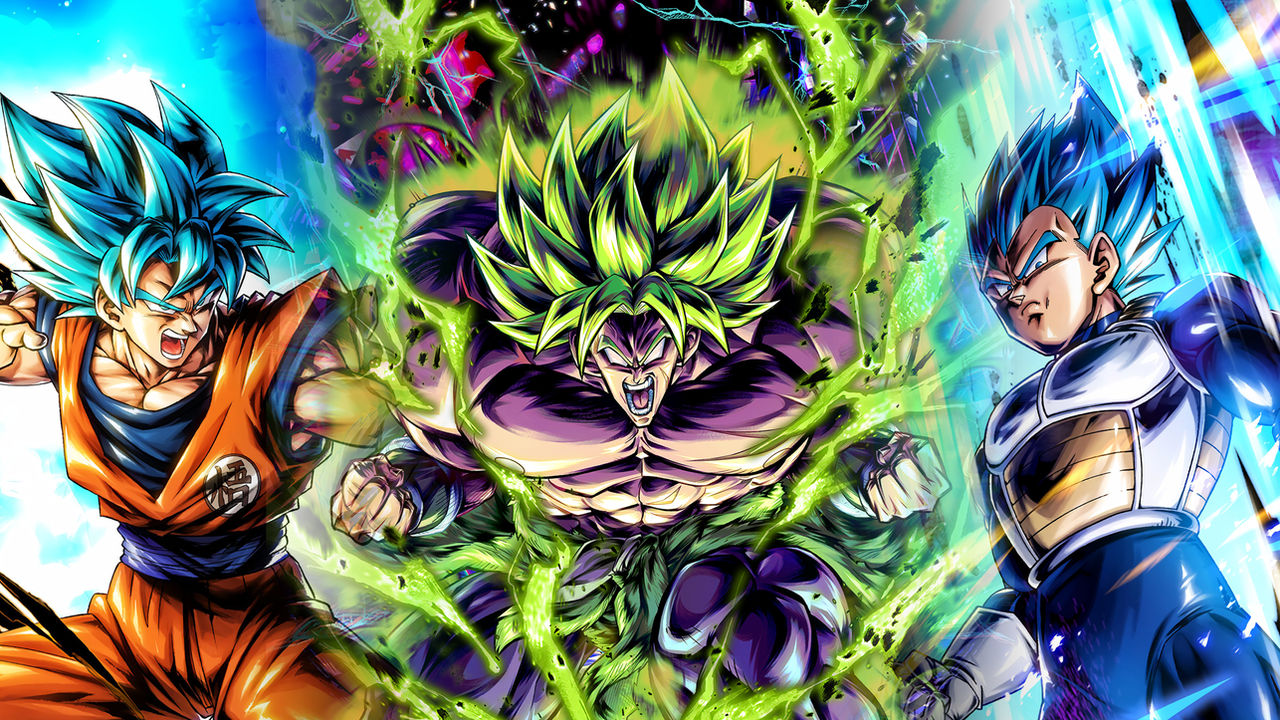 Broly Goku And Vegeta Wallpapers