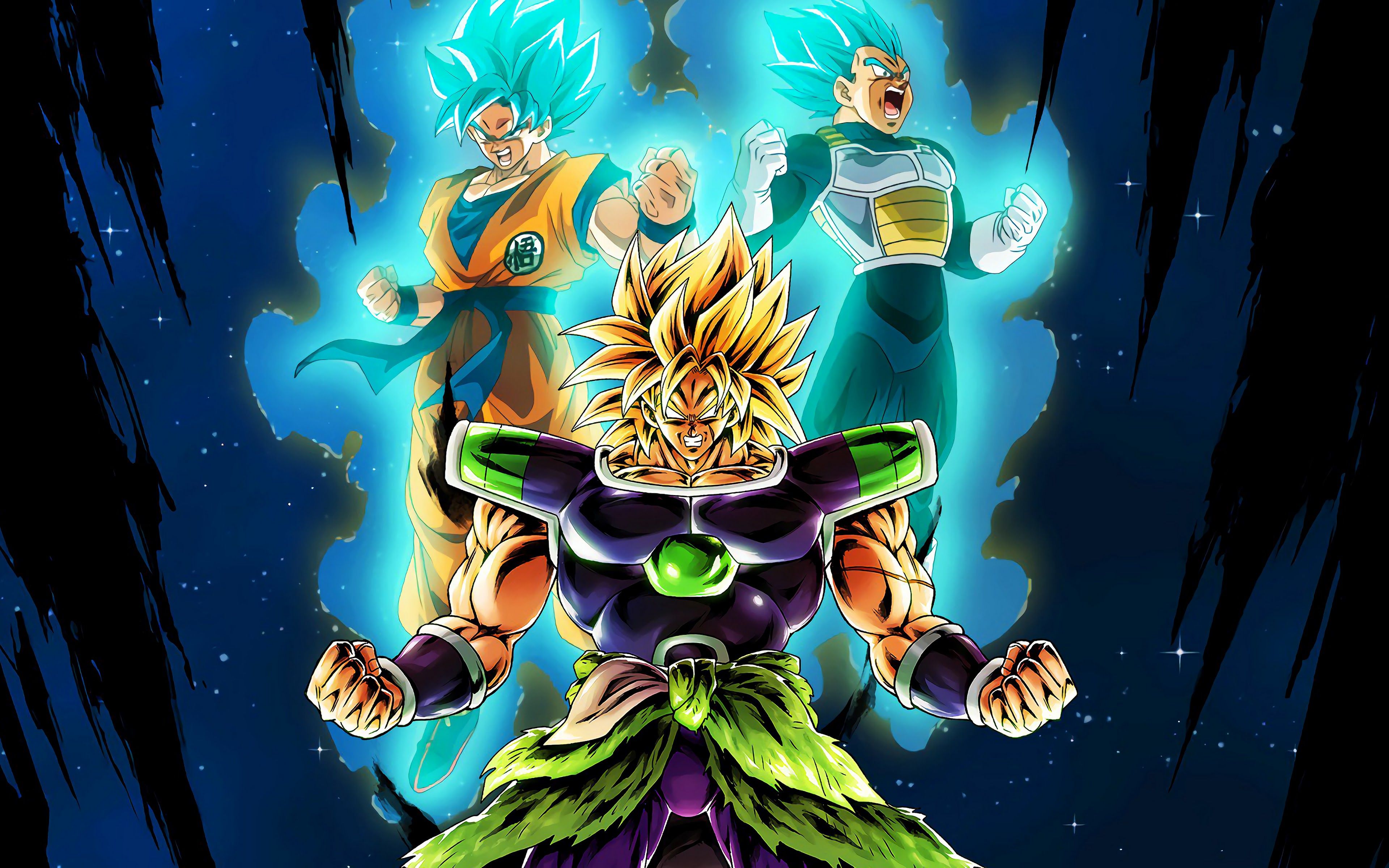 Broly Goku And Vegeta Wallpapers