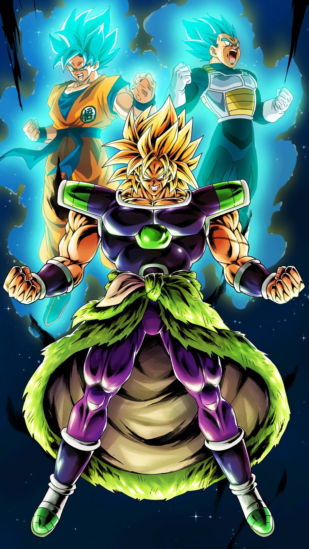 Broly Goku And Vegeta Wallpapers