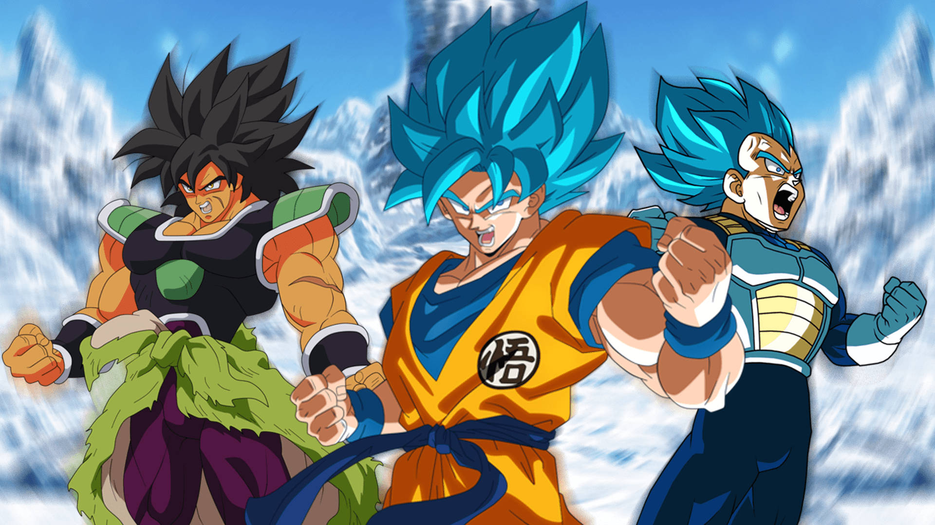 Broly Goku And Vegeta Wallpapers