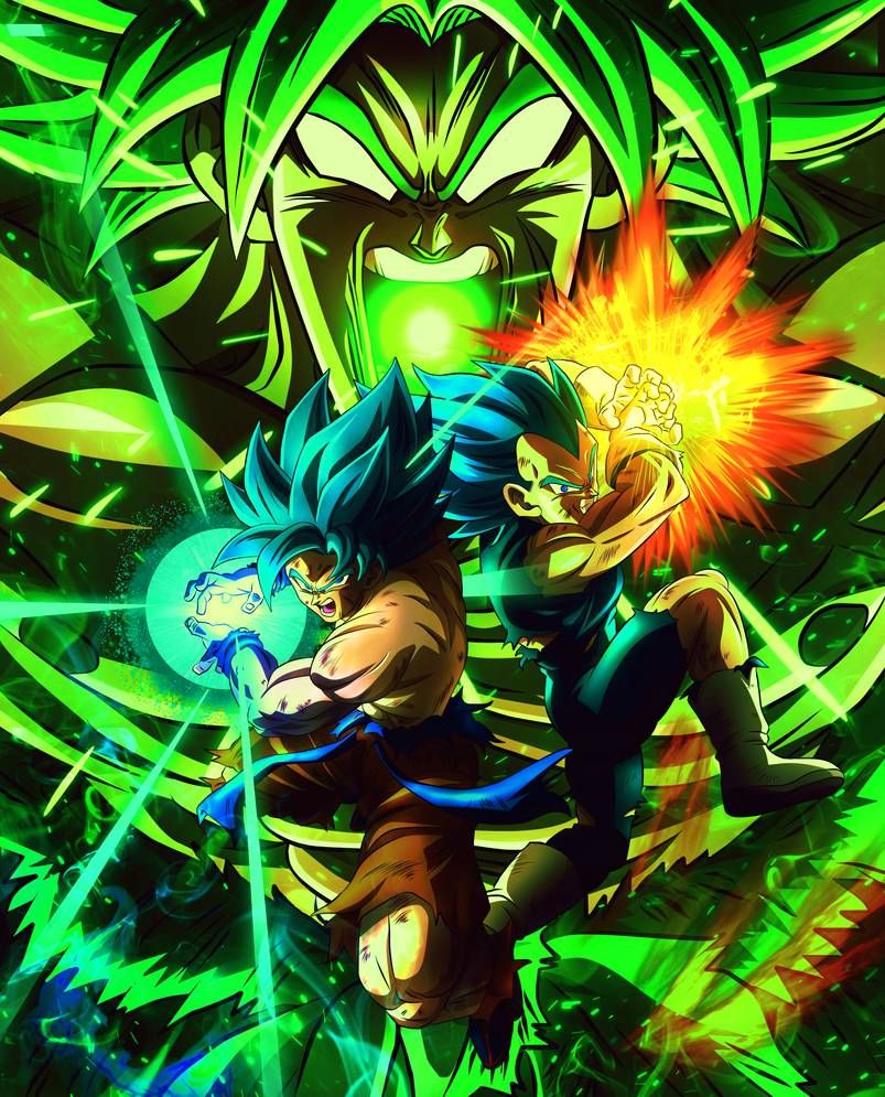 Broly Goku And Vegeta Wallpapers