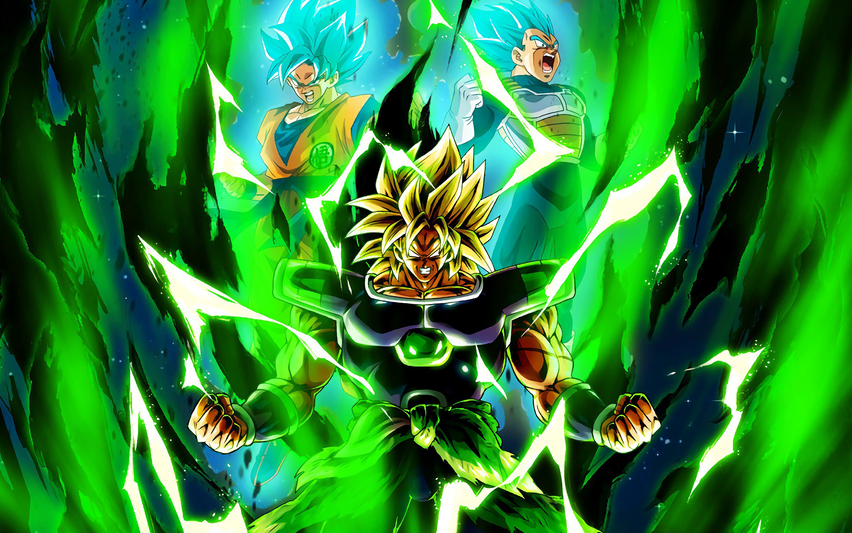 Broly Goku And Vegeta Wallpapers