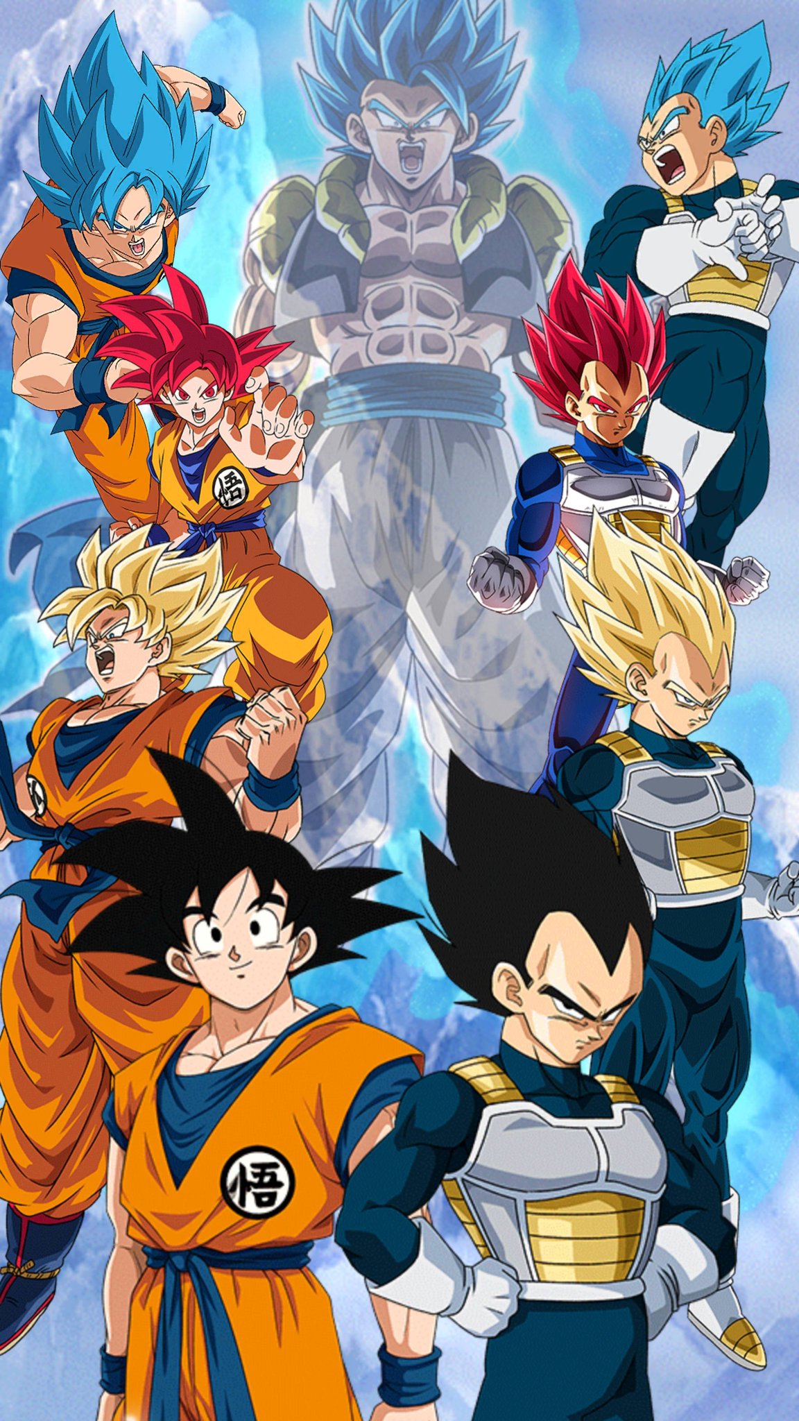 Broly Goku And Vegeta Wallpapers