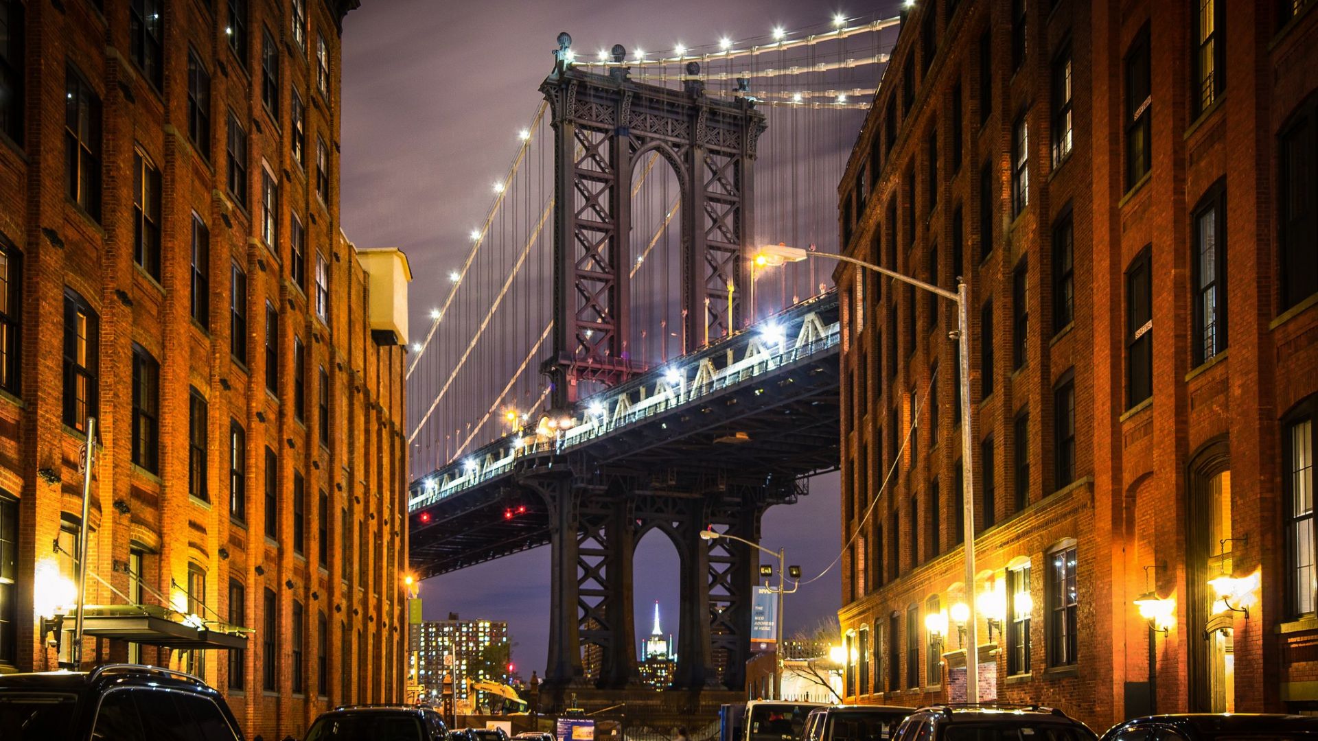 Brooklyn Bridge At Night Wallpapers