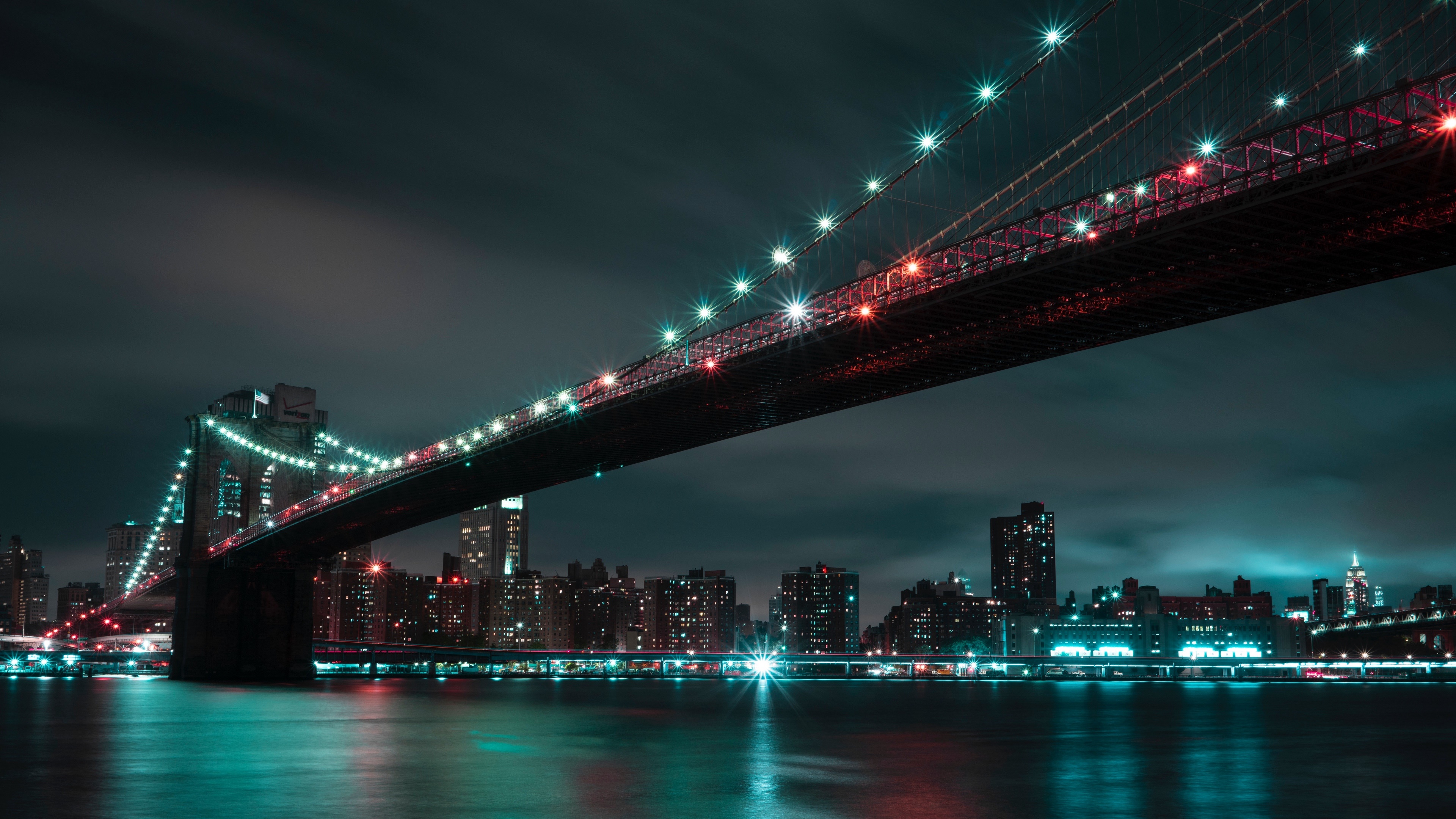 Brooklyn Bridge At Night Wallpapers