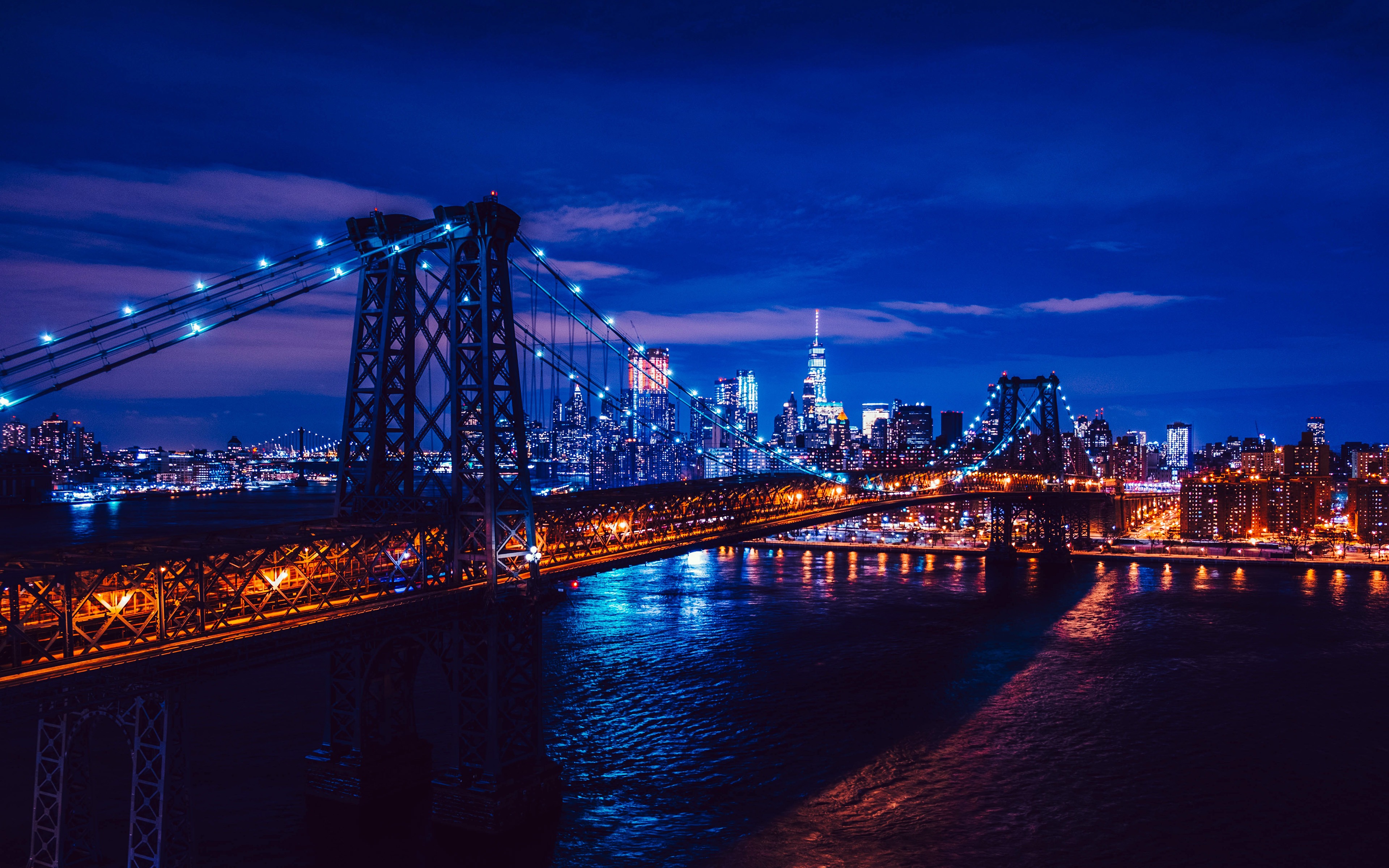 Brooklyn Bridge At Night Wallpapers