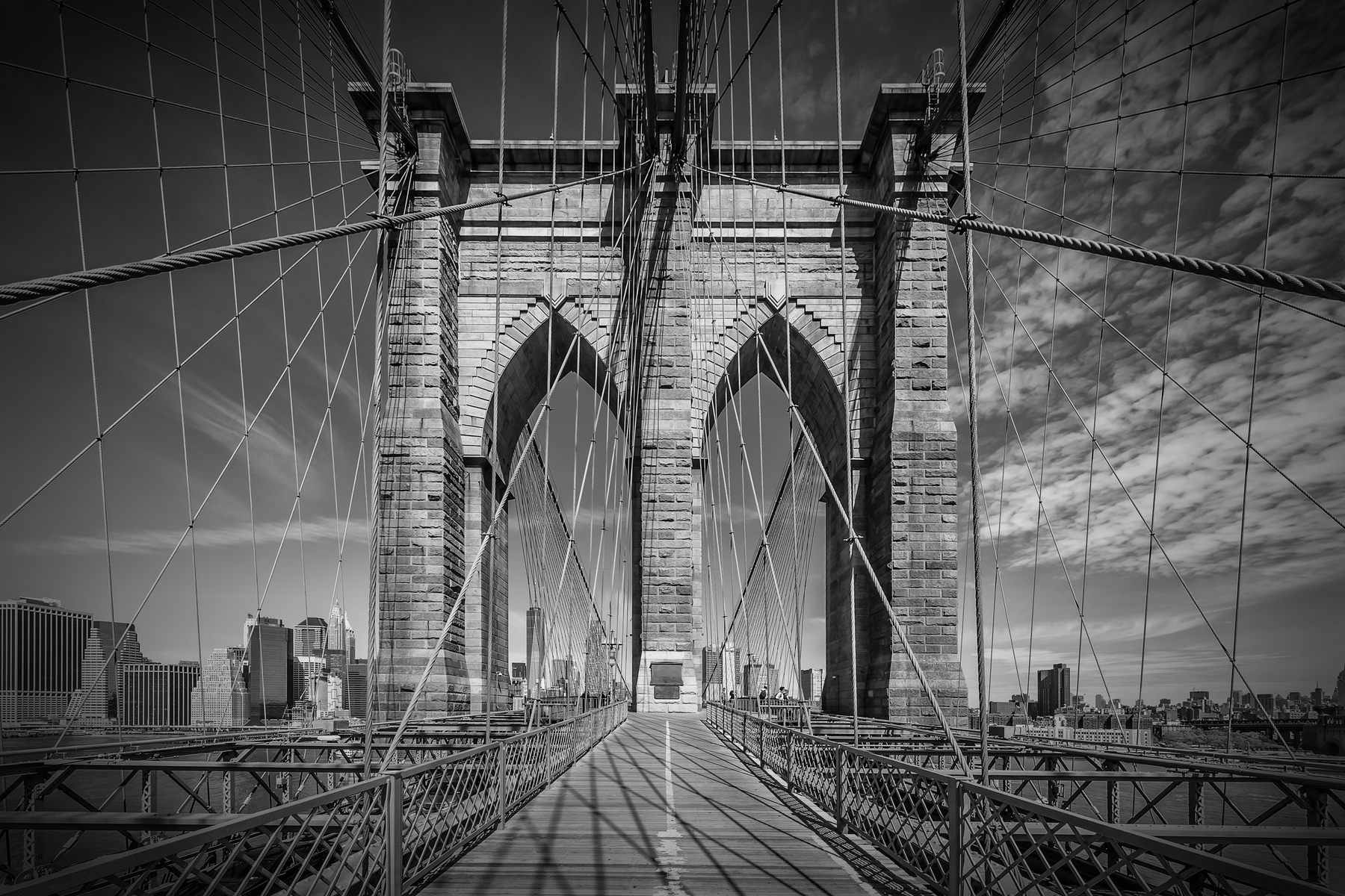 Brooklyn Bridge Black And White Wallpapers