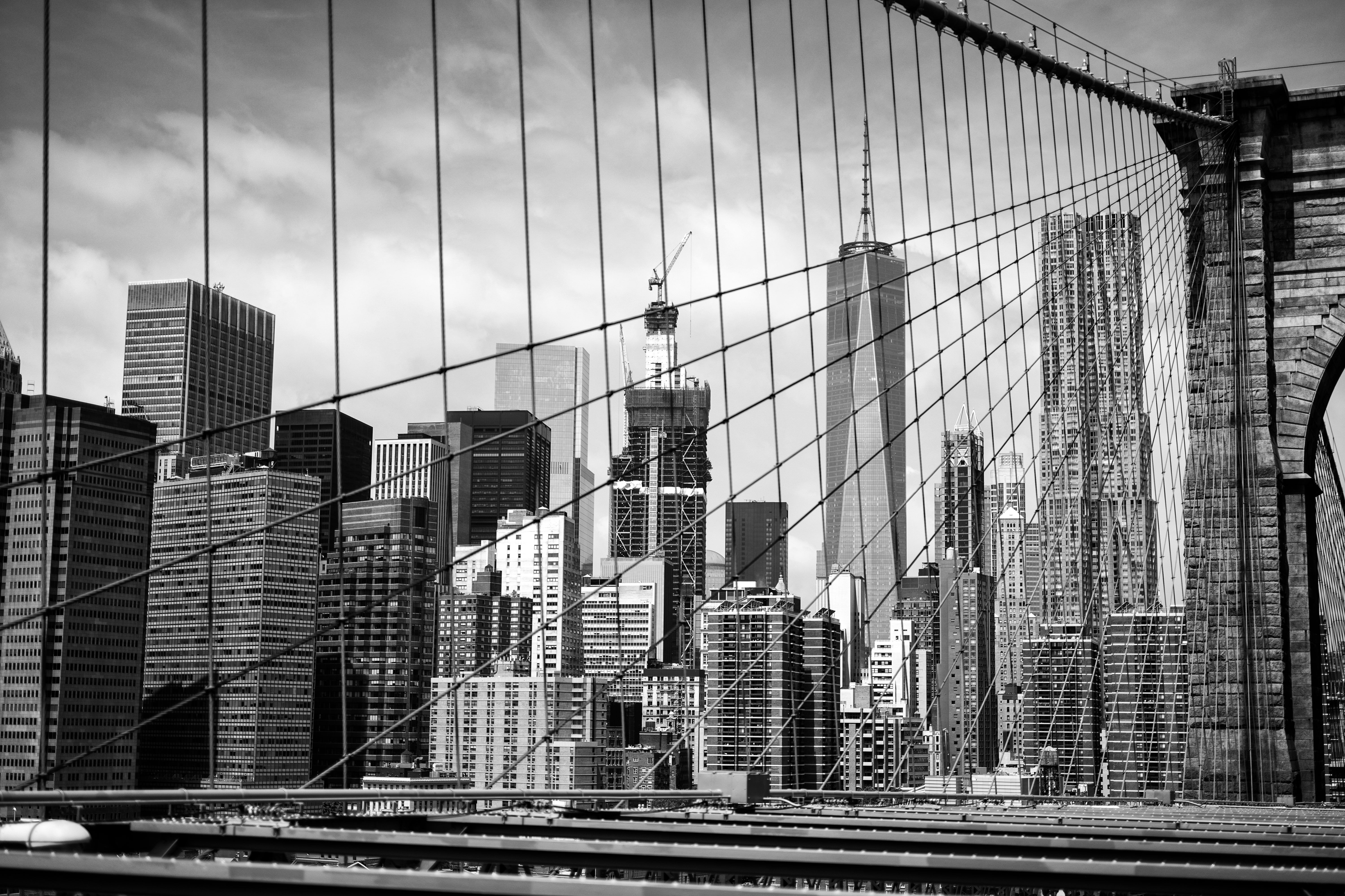 Brooklyn Bridge Black And White Wallpapers