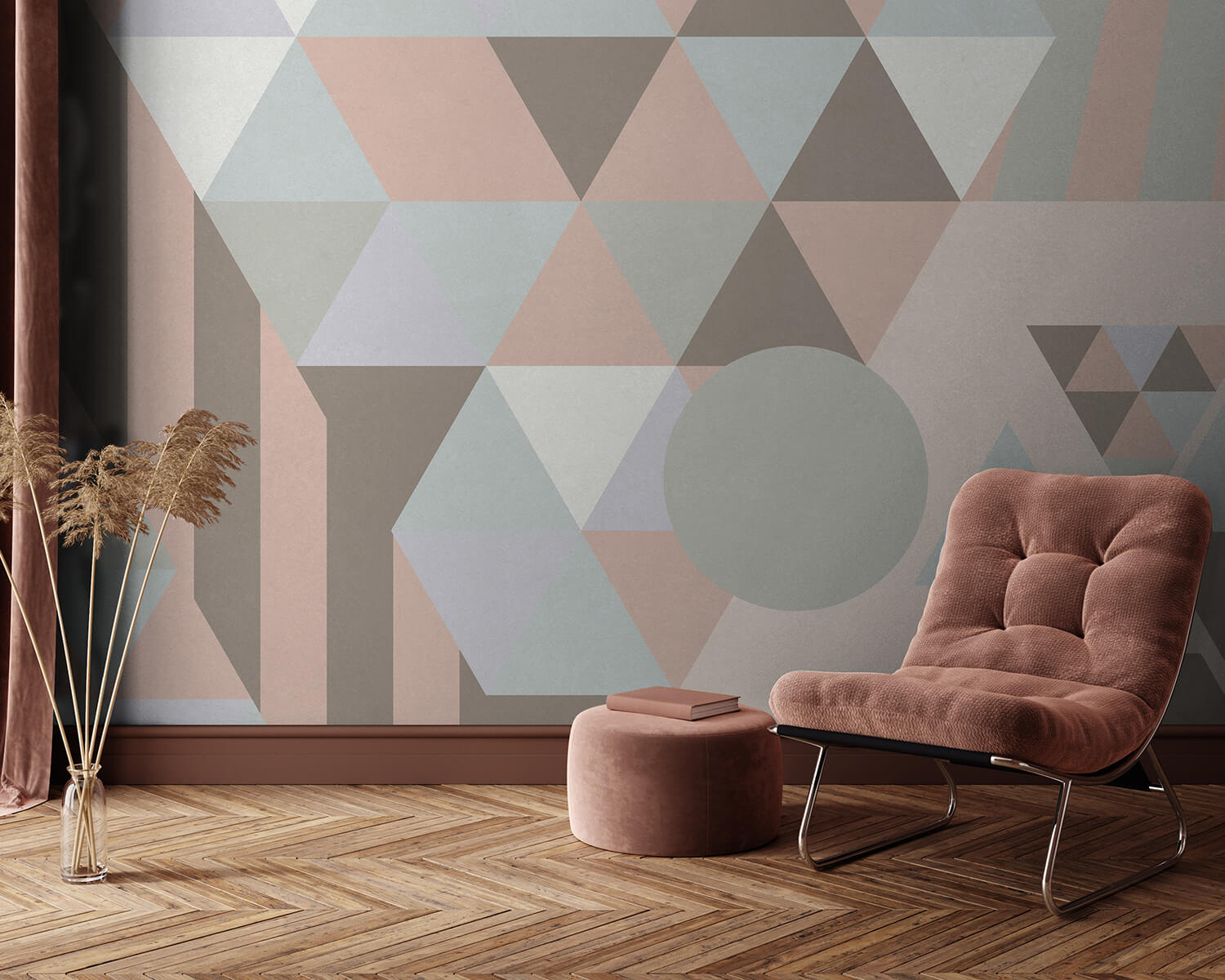 Brown Geometric Wallpapers