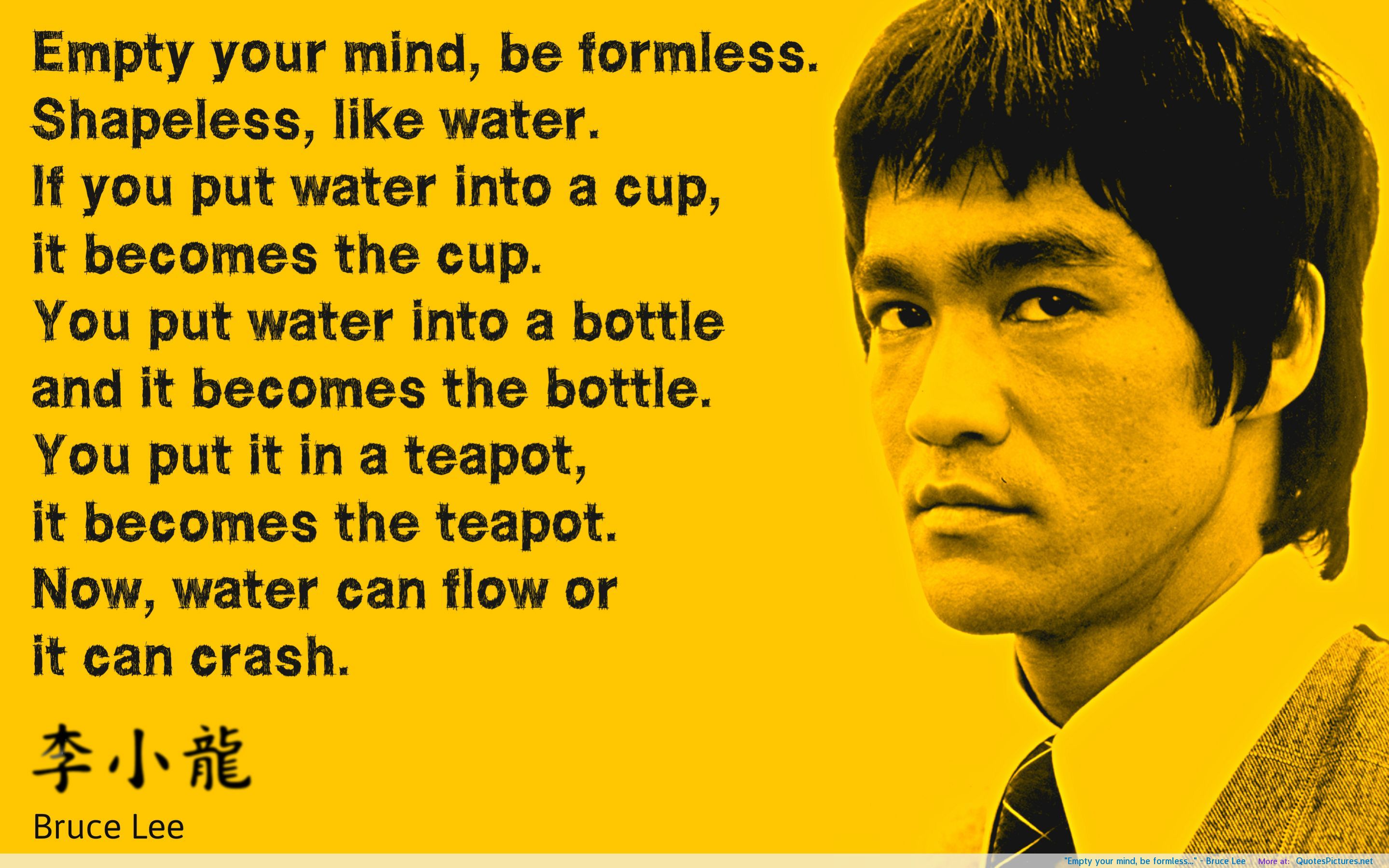 Bruce Lee Quotes Wallpapers