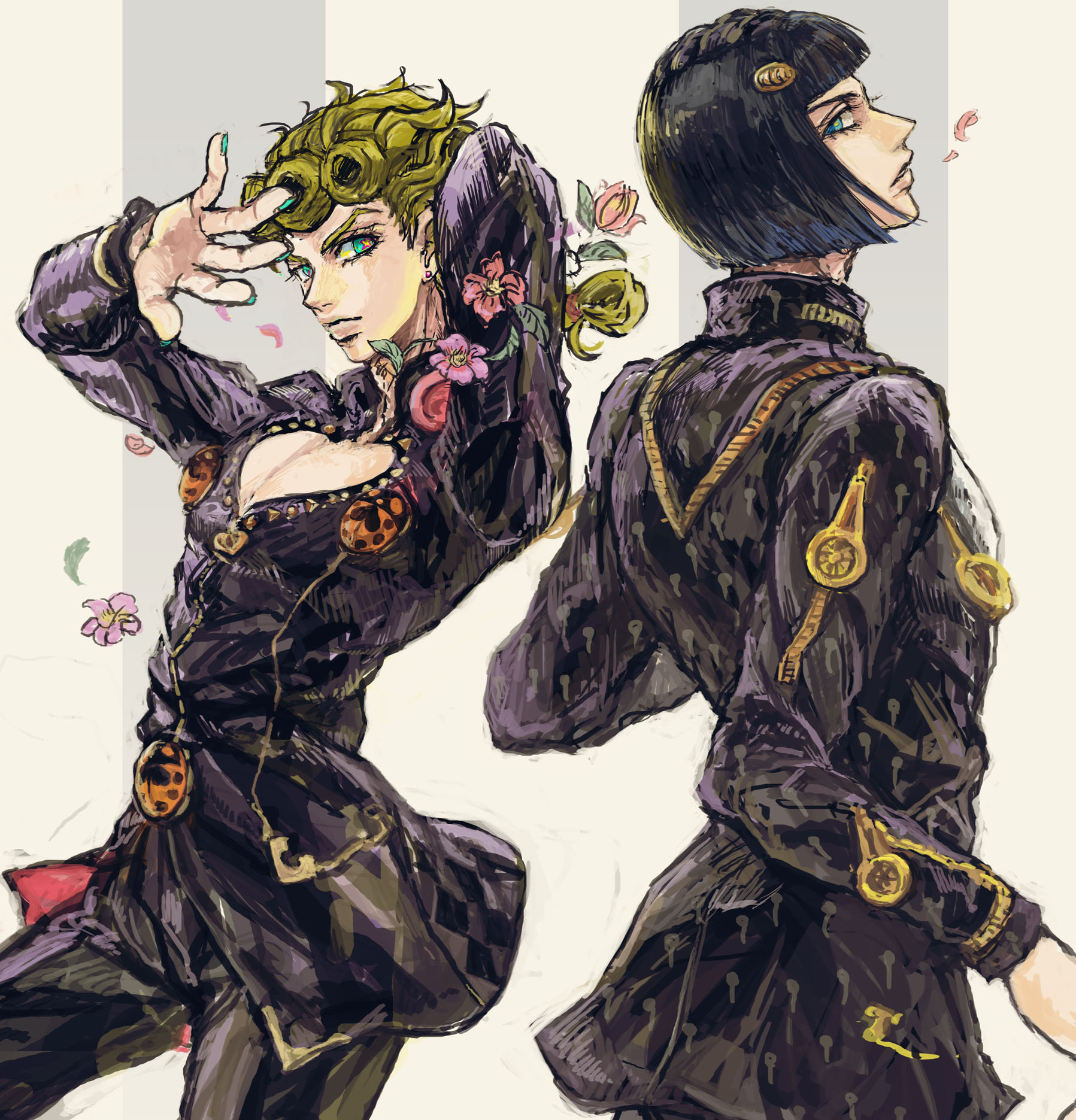 Bruno Buccellati And Giorno Giovanna Wallpapers