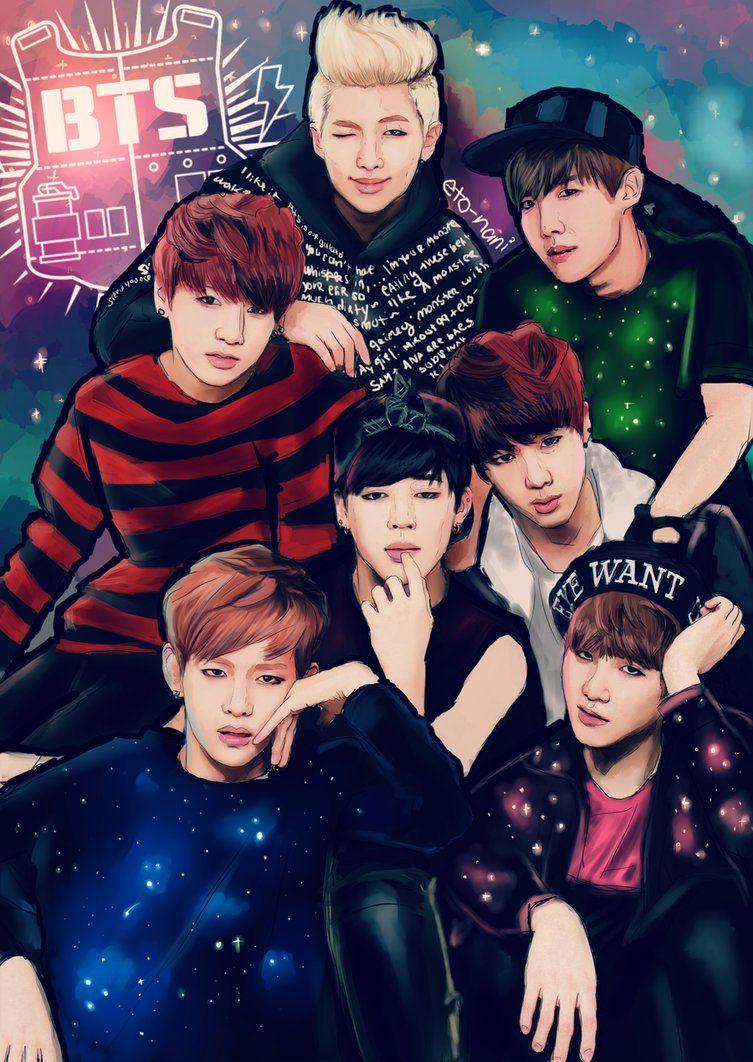 Bts Anime Wallpapers