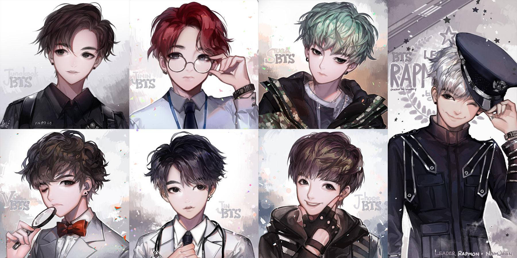 Bts Anime Wallpapers