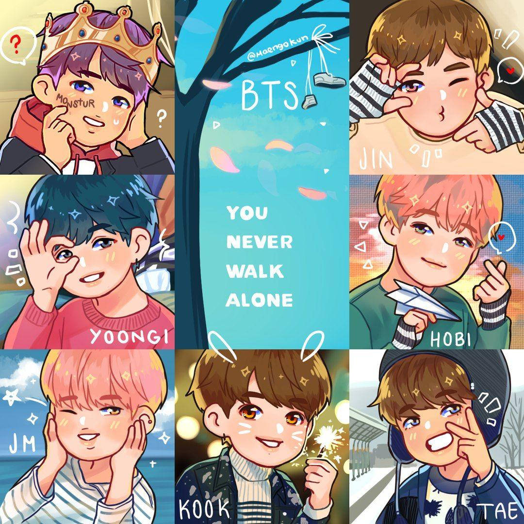 Bts Anime Wallpapers