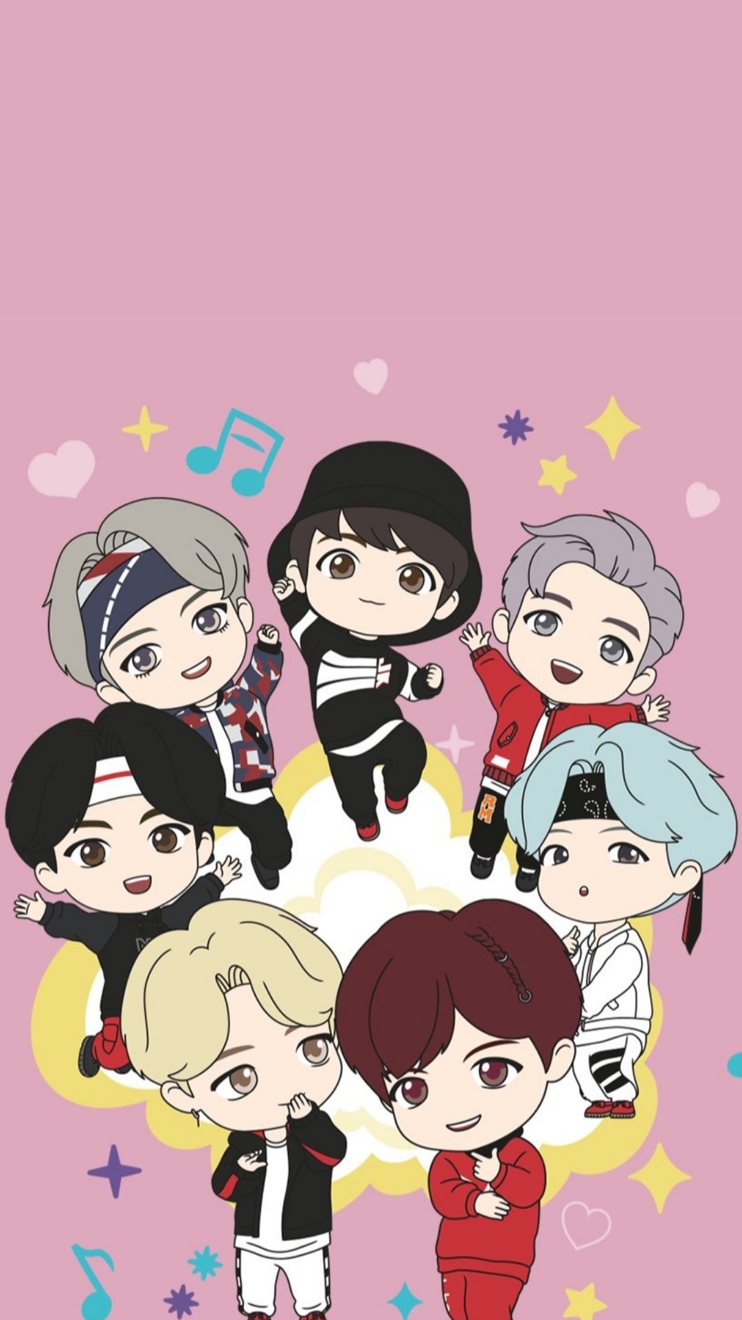 Bts Cartoon Wallpapers