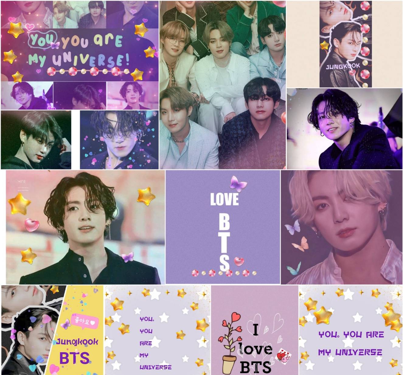 Bts Collage Wallpapers