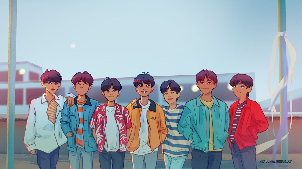 Bts Drawings Wallpapers