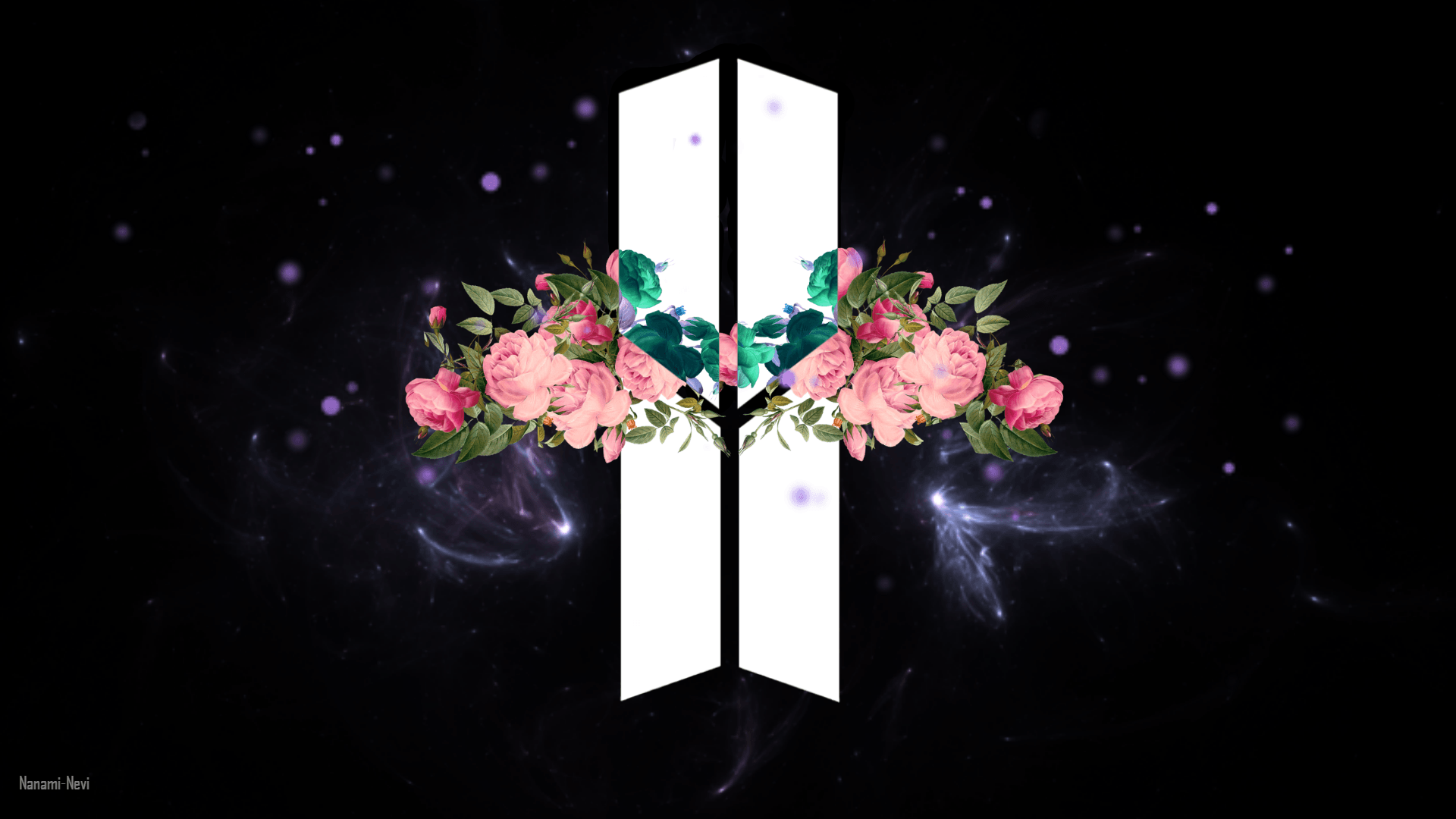 Bts Flower Logo Wallpapers