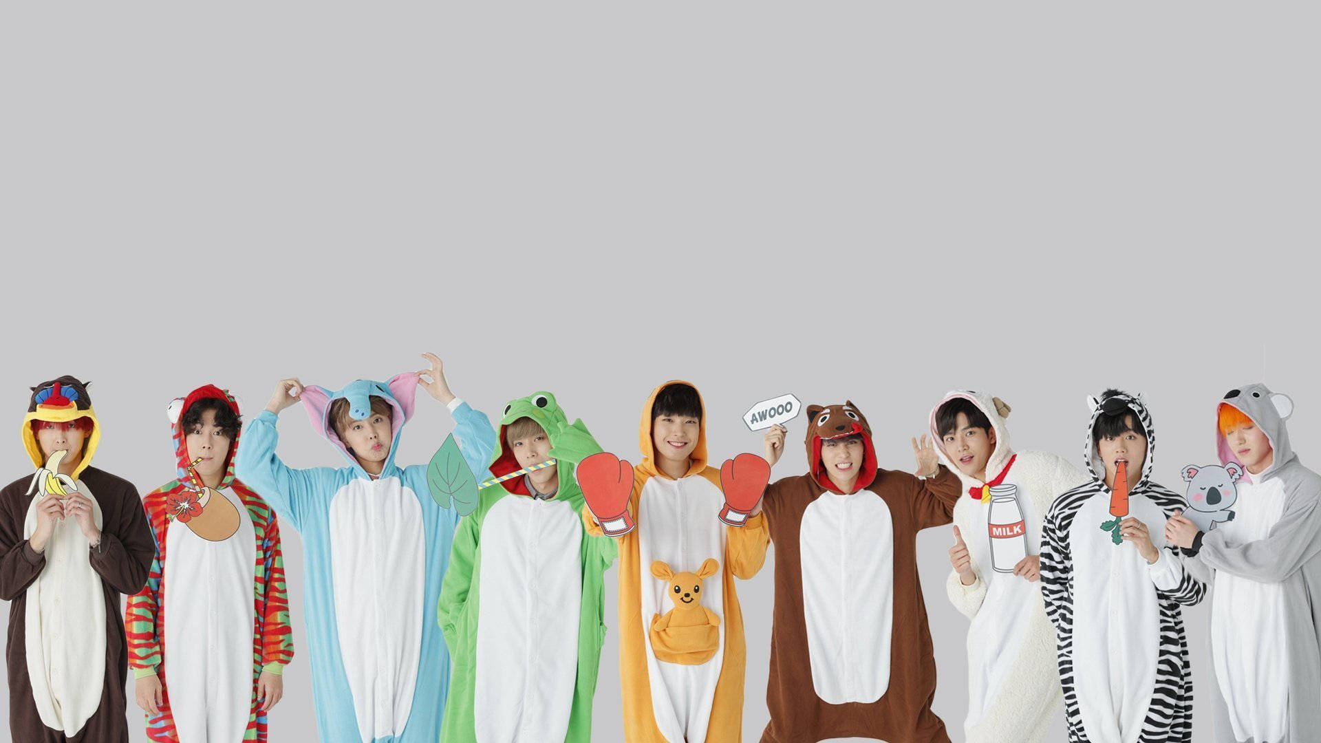 Bts In Onesies Wallpapers