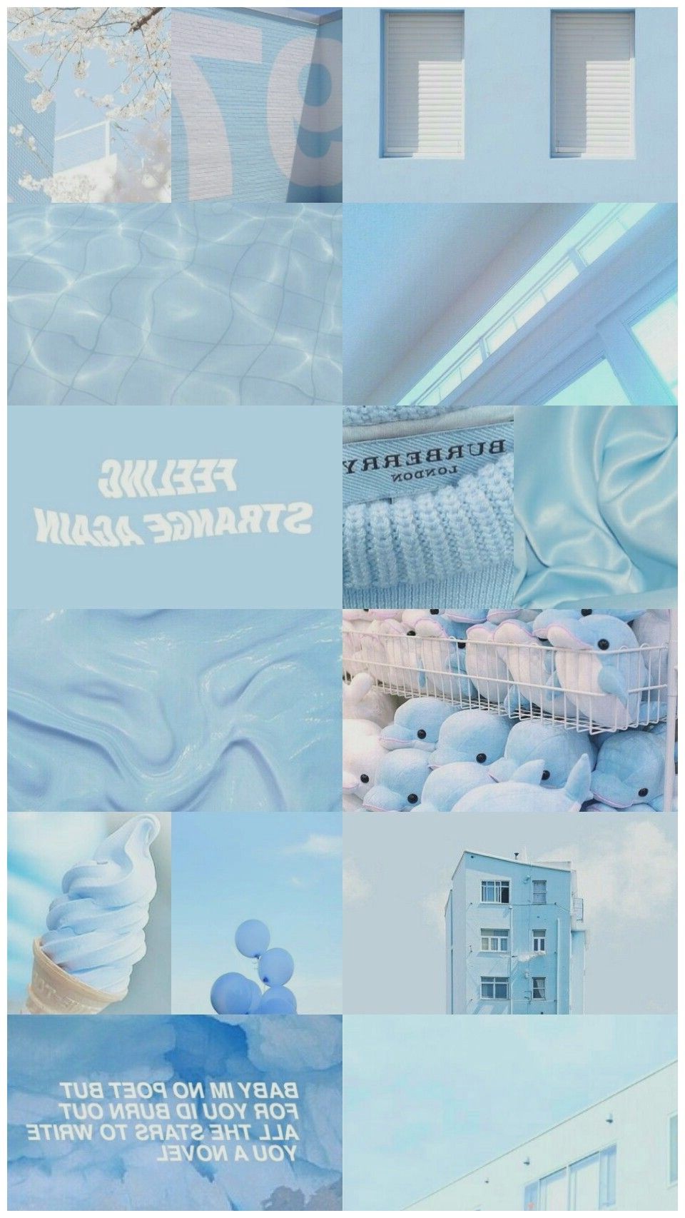 Bts Light Blue Aesthetic Wallpapers