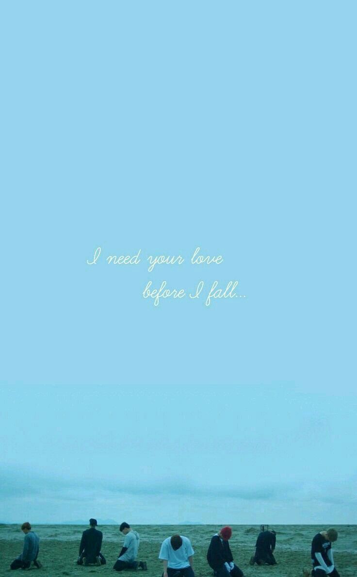 Bts Light Blue Aesthetic Wallpapers